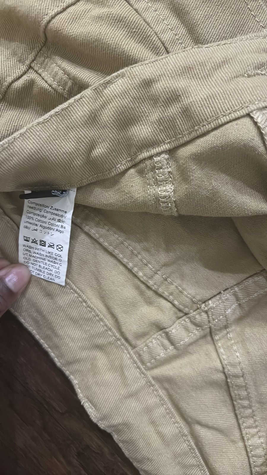 Shein Tan Cargo Mini Skirt Size 30" / US 8 / IT 44 - 4 Thumbnail