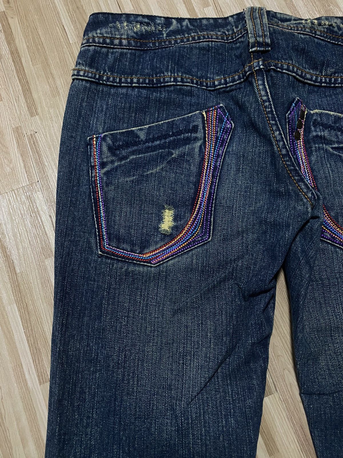 Japanese Brand × Vintage 💥FLARE 90s BOOTCUT DISTRESS💥 Size US 31 - 12 Thumbnail