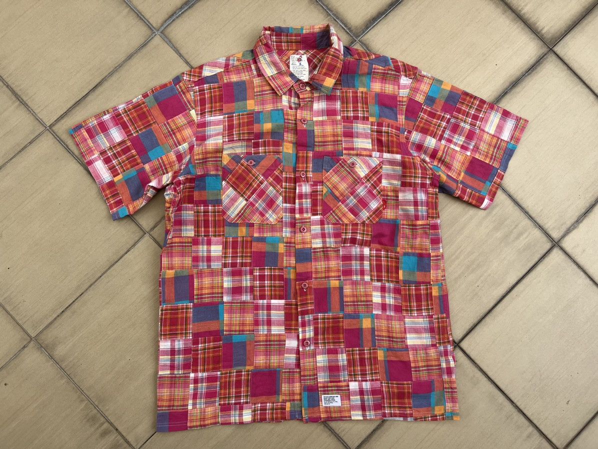 Japanese Brand × Wtaps WTAPS Japan Multicolor Patchwork Button Shirt Size US XL / EU 56 / 4 - 14 Thumbnail
