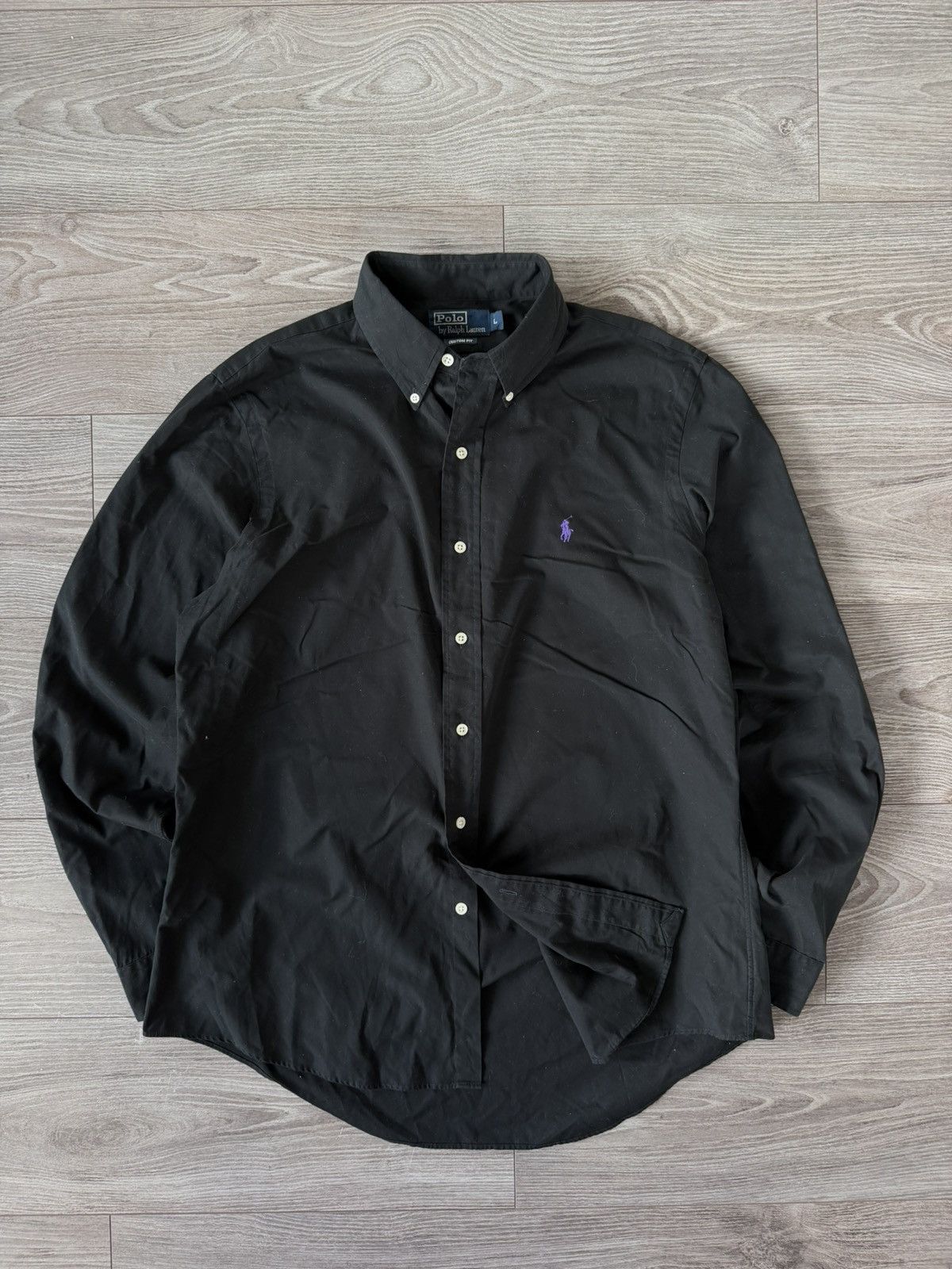 Polo Ralph Lauren Vintage Polo Ralph Lauren RRL Classic Fit Colour Logo Shirt Size US L / EU 52-54 / 3 - 3 Thumbnail