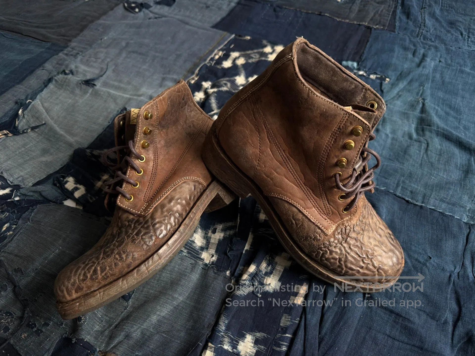 Visvim VISVIM Vintage Brown Work Boots. Size US 9 / EU 42 - 2 Thumbnail