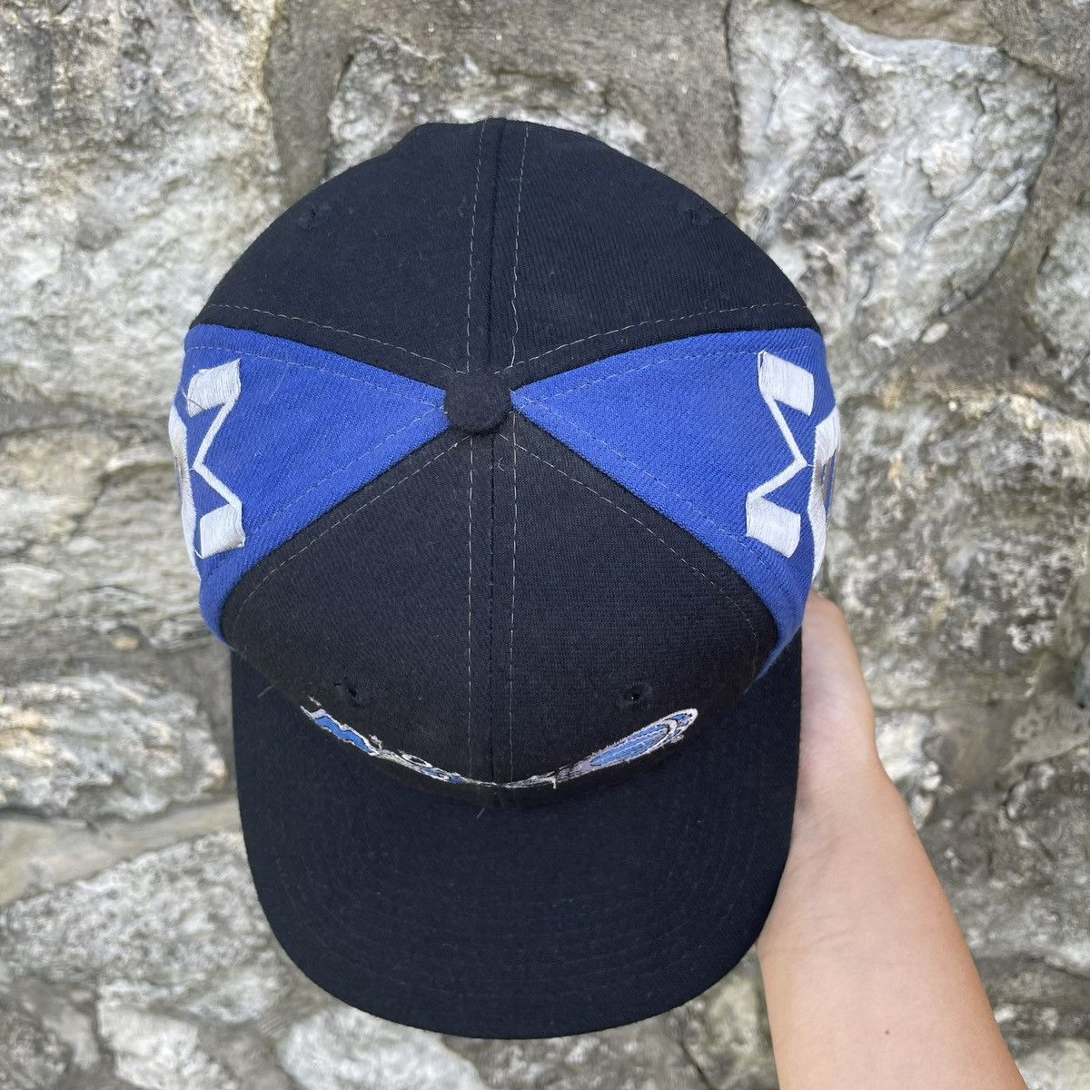 Signatures Vintage Orlando Magic Signature AJD Snapback Hat Wool Size ONE SIZE - 6 Thumbnail