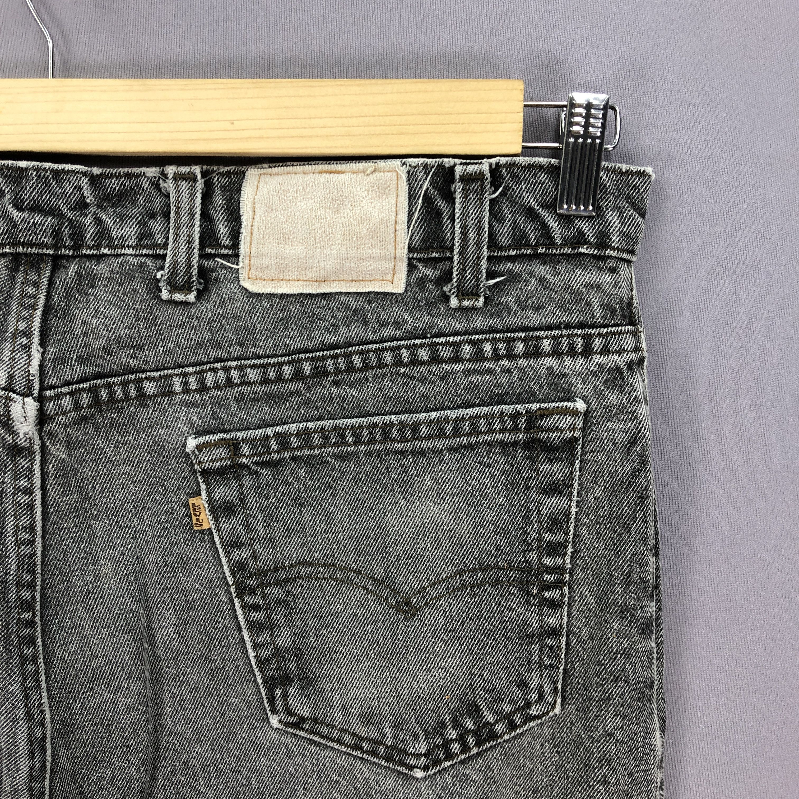 Levi's Vintage 90s Levis 550 Ash Gray Baggy Jeans Levis Black Denim Size US 40 / EU 56 - 5 Thumbnail