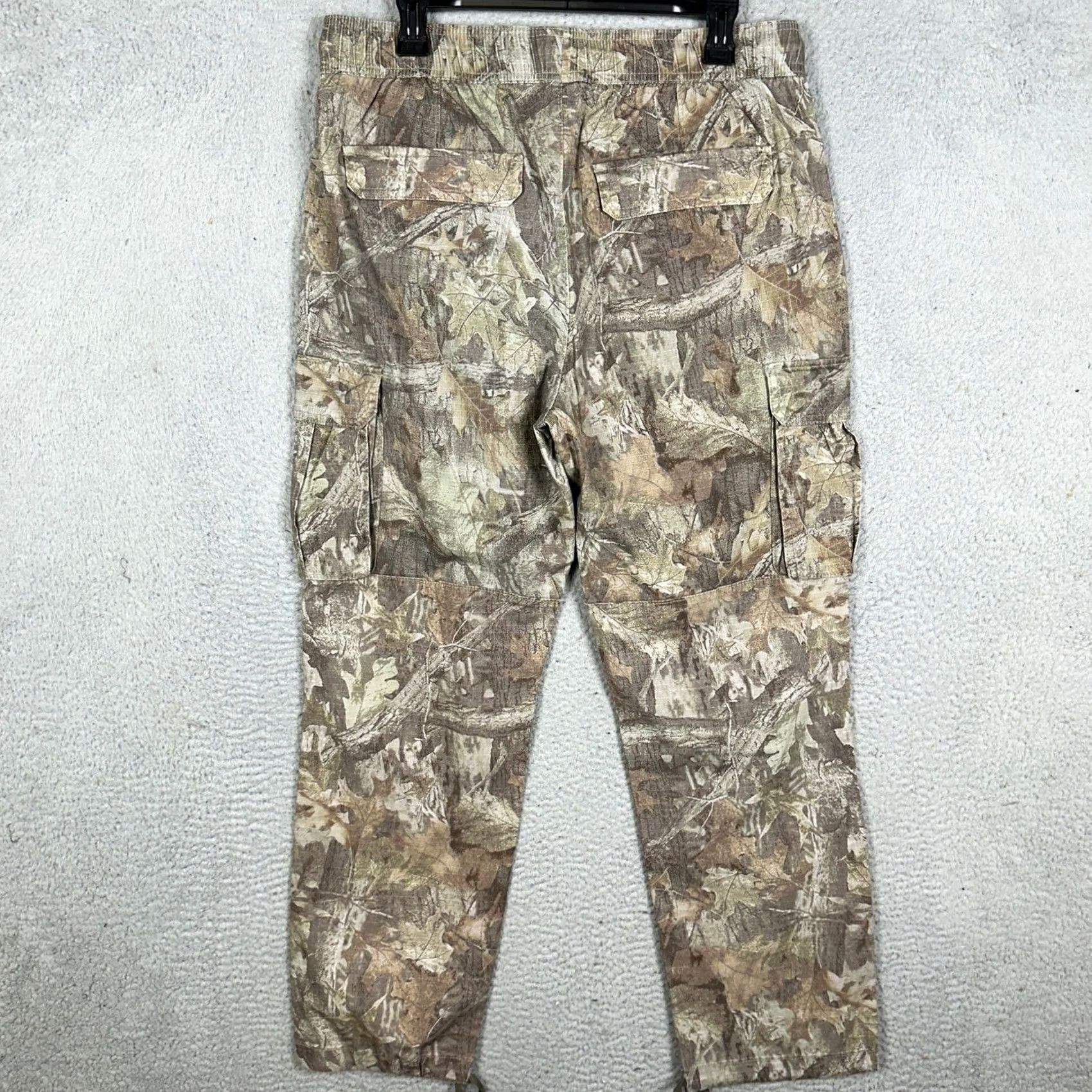 Vintage CSG Cargo Pants Mainpoint Cargo Pants Mens Large Brown Green Camouflage Ripstop Tapered Pockets All Season Military Outdoor Workwear Rugged Size US 32 / EU 48 - 2 Thumbnail