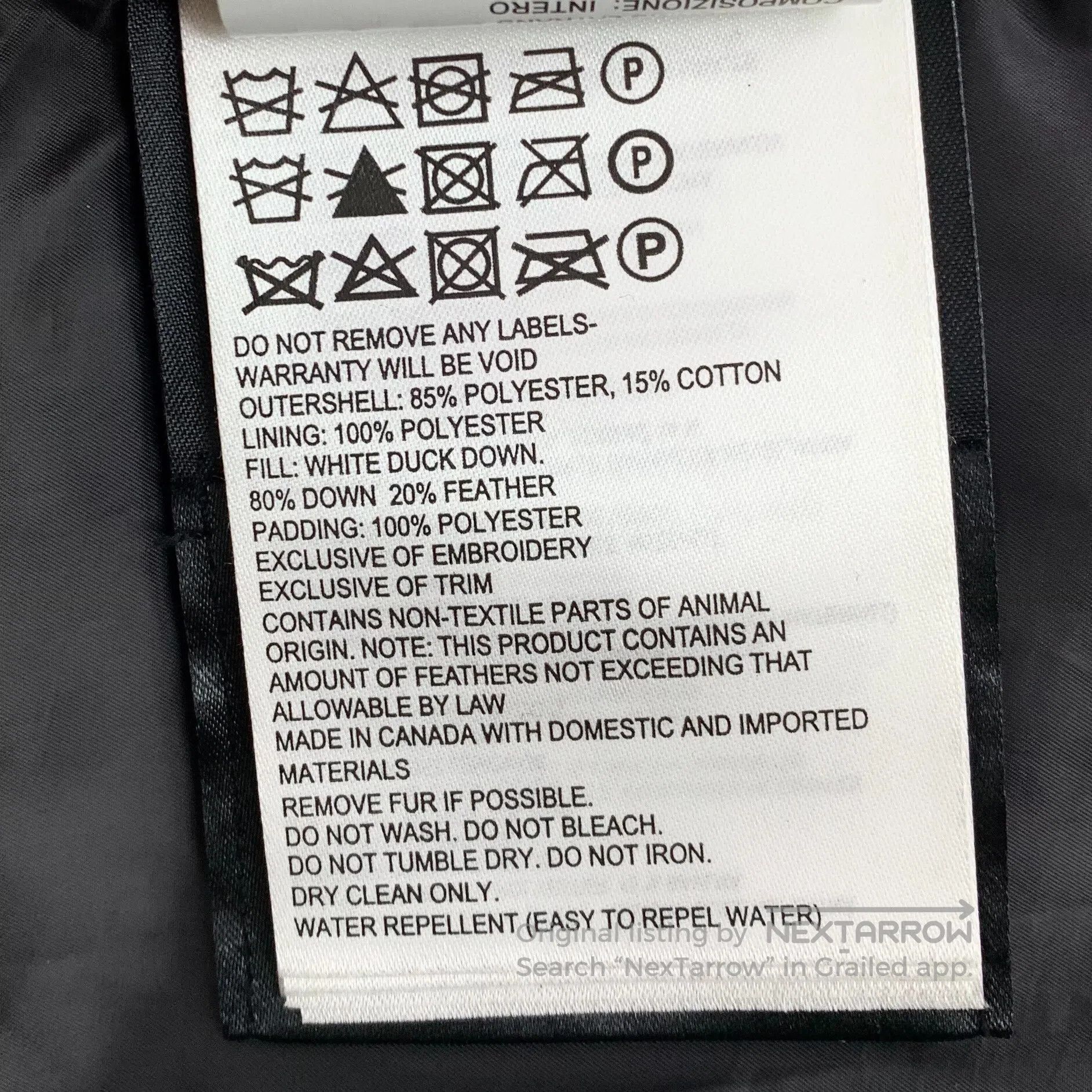 Canada Goose Canada Goose Black emblem patch hooded fur collar long-sle Size US S / EU 44-46 / 1 - 8 Thumbnail