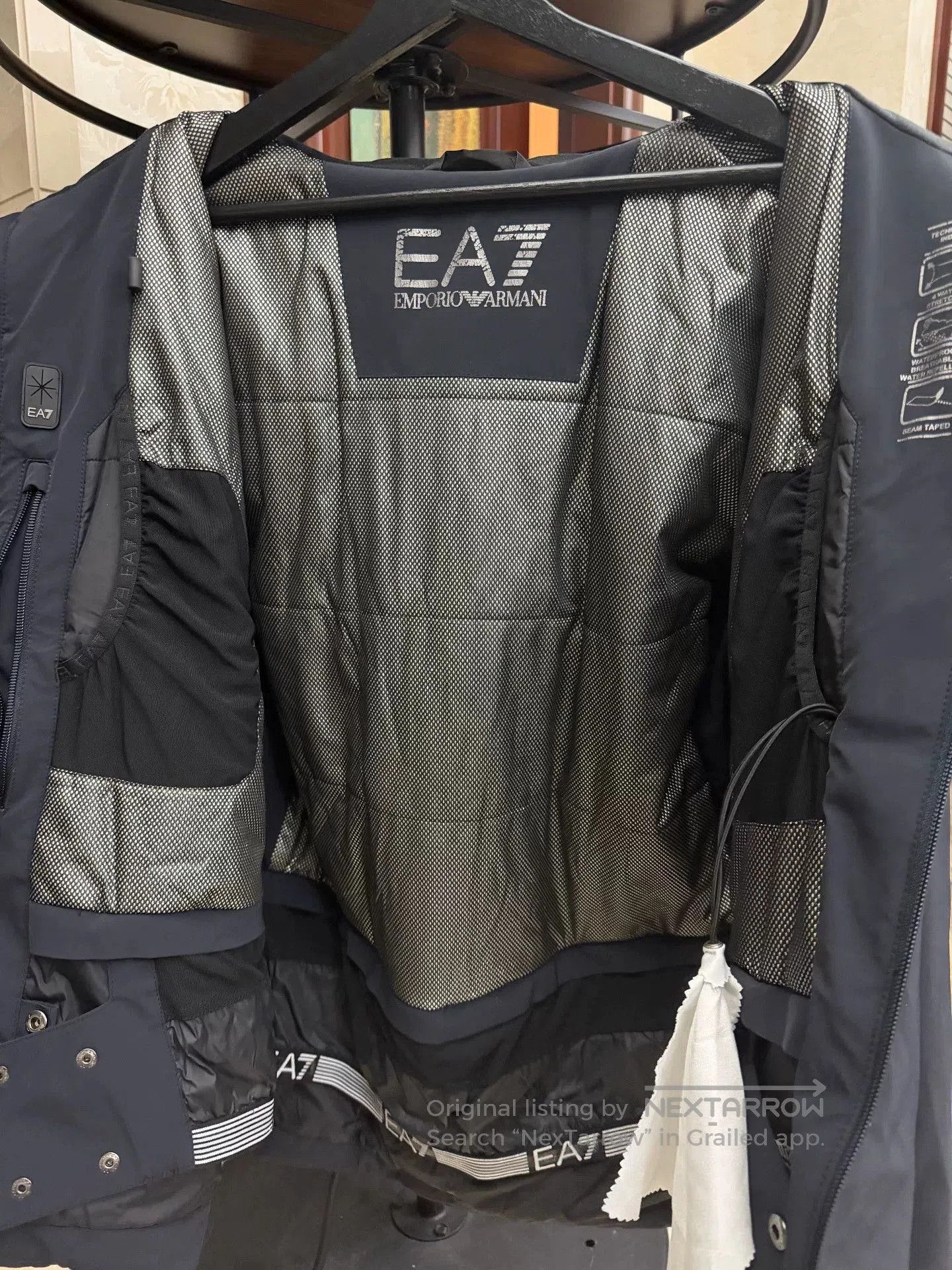Emporio Armani EA7 Armani Men's Hooded Jacket. Size US XL / EU 56 / 4 - 6 Thumbnail