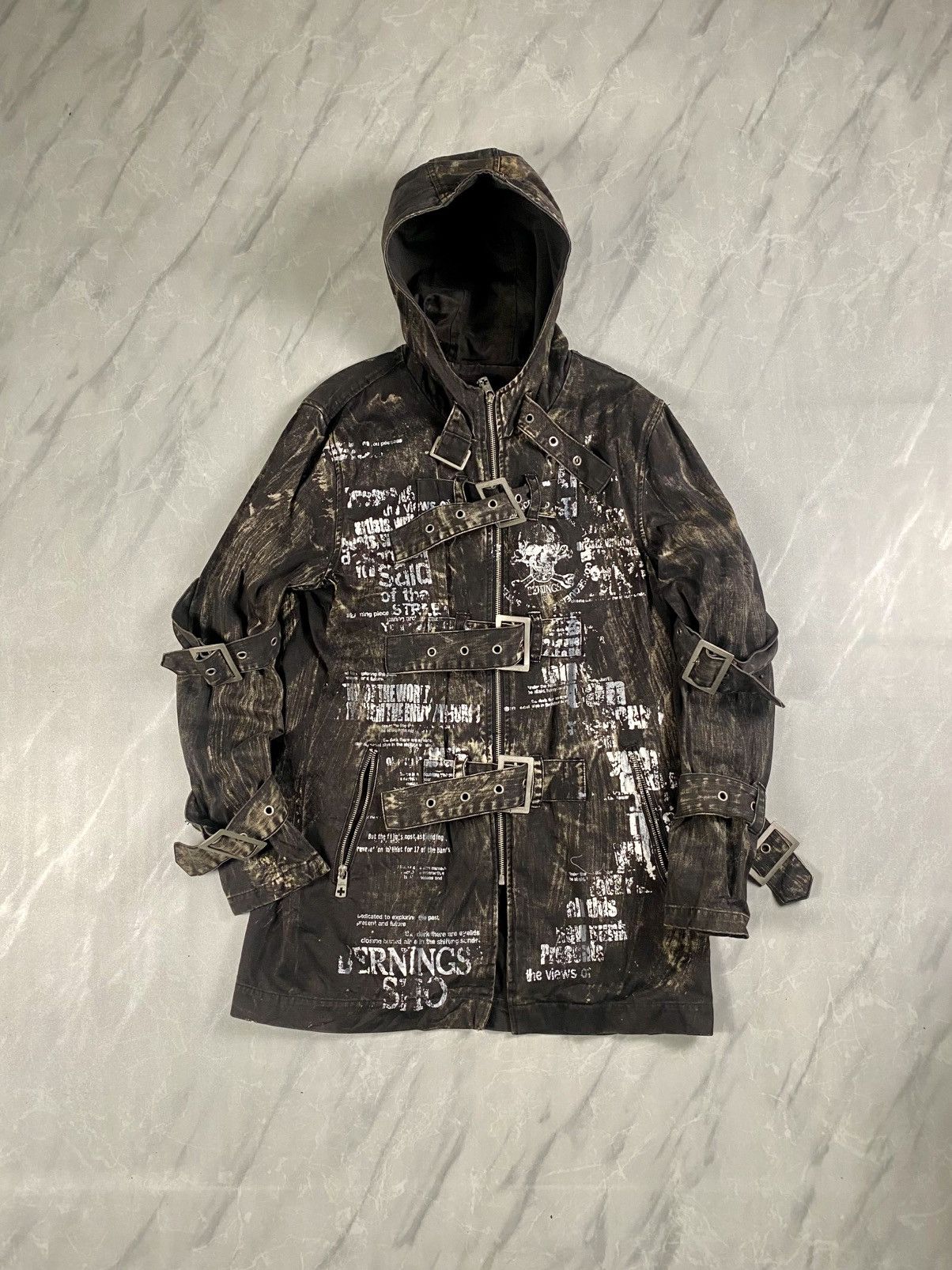 BERNINGS SHO Rare Gothic Emo Poem LGB Style If6was9 Bondage Jacket Size US M / EU 48-50 / 2 - 1 Thumbnail