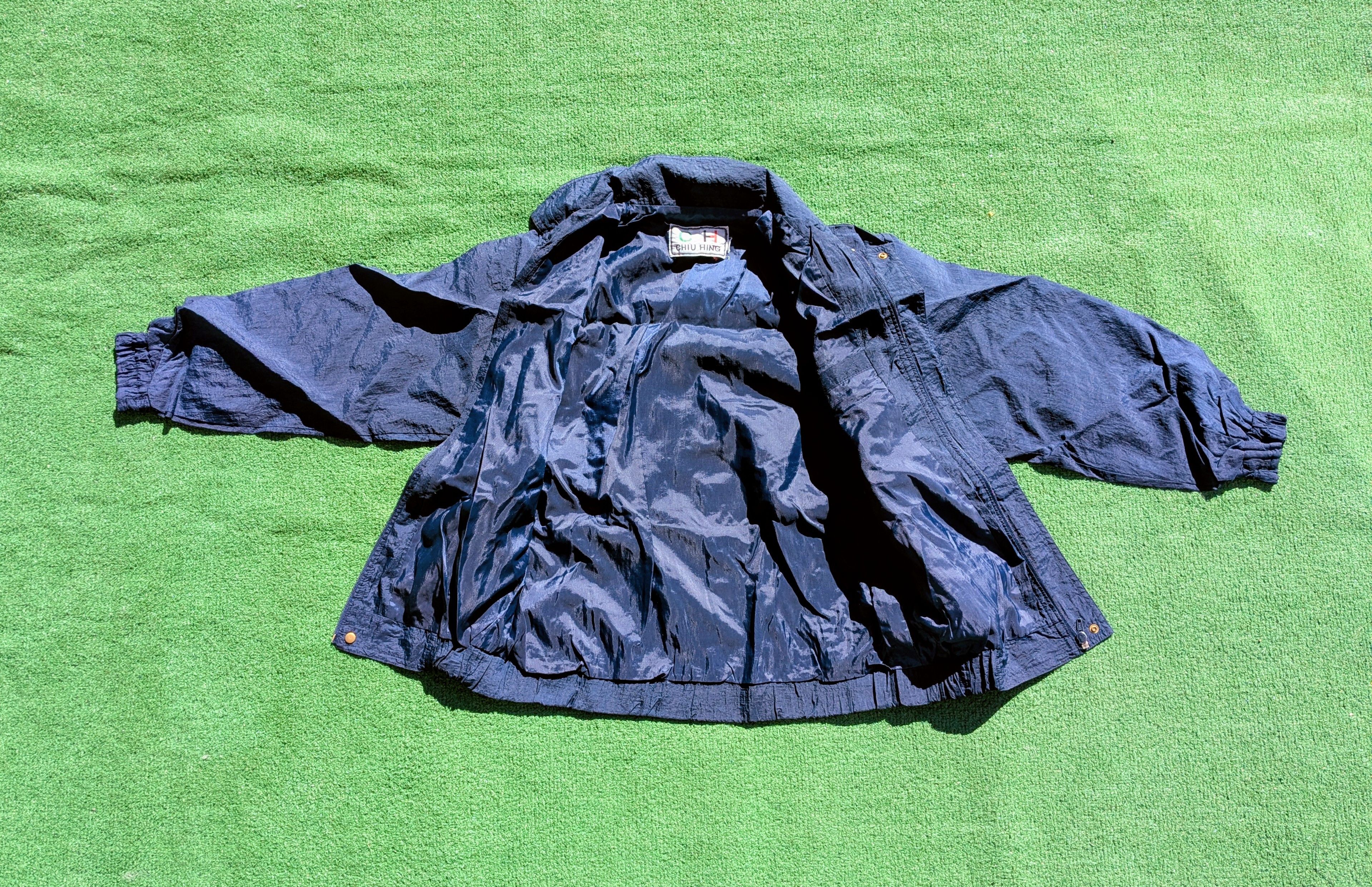 Other REPAIRED Petite Windbreaker Light Zip-Up Bomber Jacket Coat Size M / US 6-8 / IT 42-44 - 7 Thumbnail