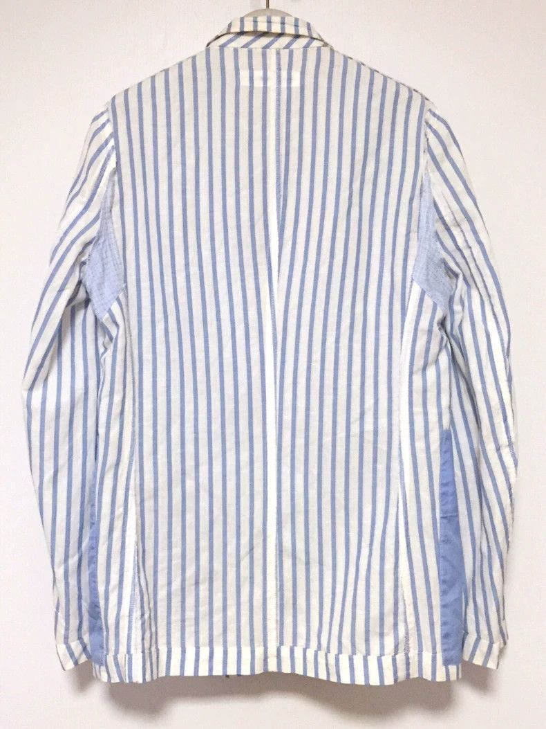 Comme des Garcons Blue Striped Reversible Shirt by Comme des Garcons 2505-Nex Size US M / EU 48-50 / 2 - 3 Thumbnail