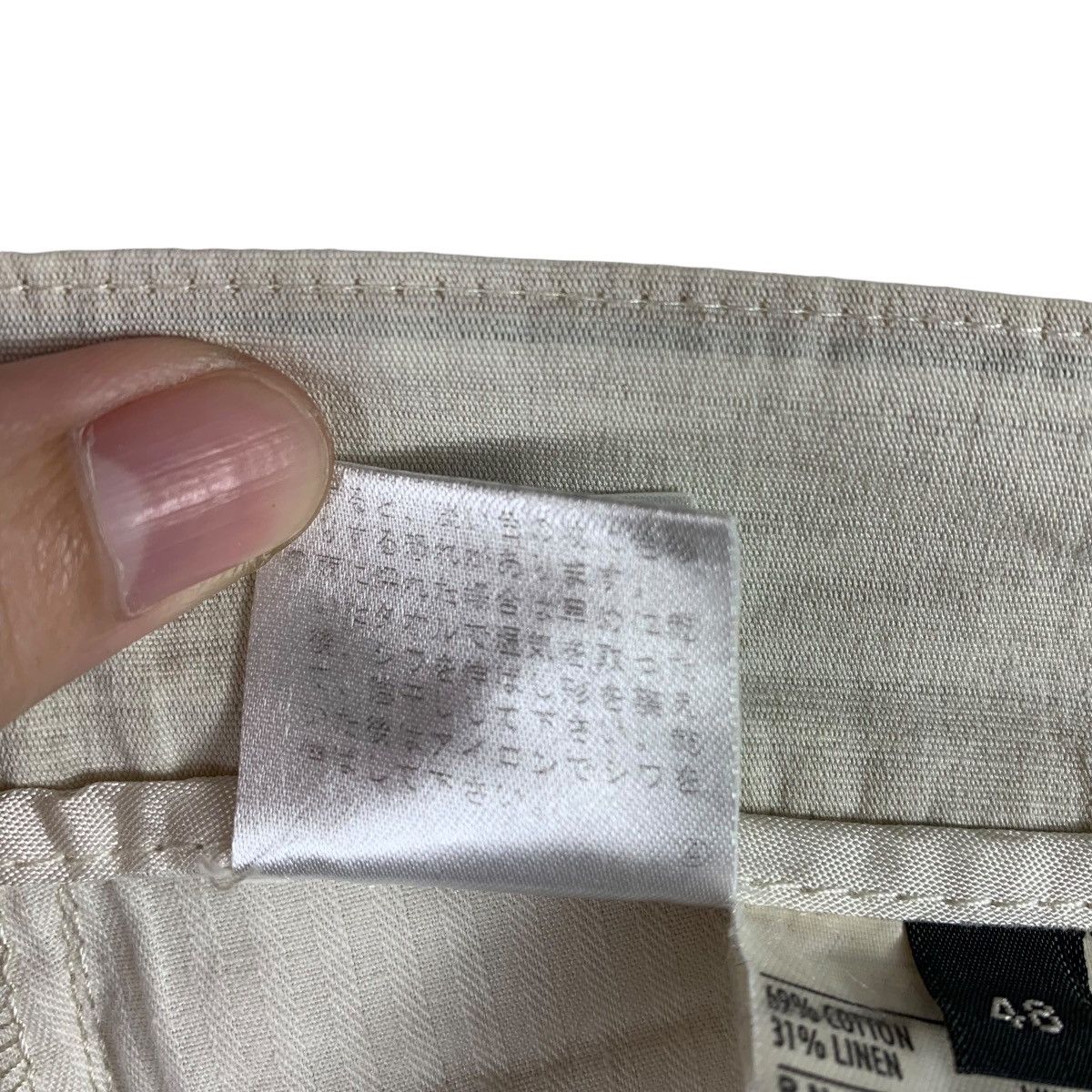 Vintage SALVATORE FERRAGAMO stripe linen pants