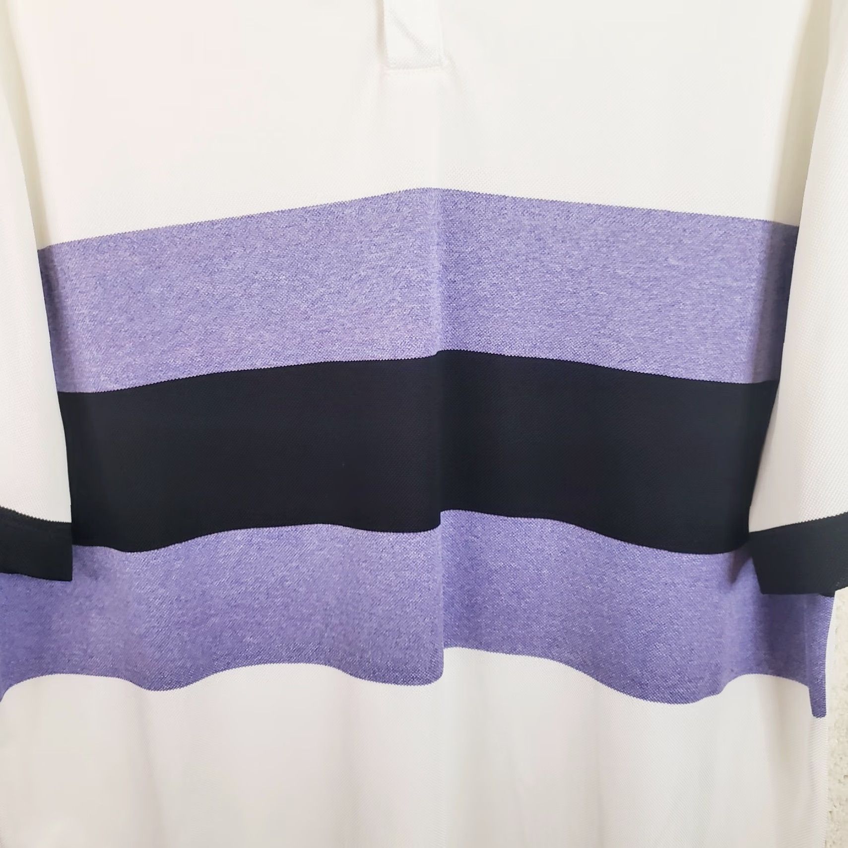 Nike Nike Golf Tour Performance Polo Shirt Men XL Colorblock Purple White DriFit Breathable Moisture Wicking Quick Dry Wrinkle Resistant Logo Golf Shirt Size US XL / EU 56 / 4 - 6 Thumbnail