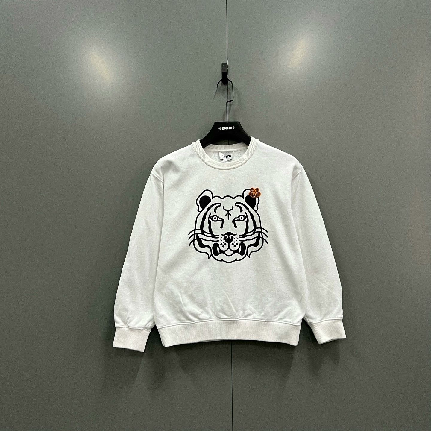 Kenzo KENZO White Print Sweatshirt Size US M / EU 48-50 / 2 - 1 Thumbnail