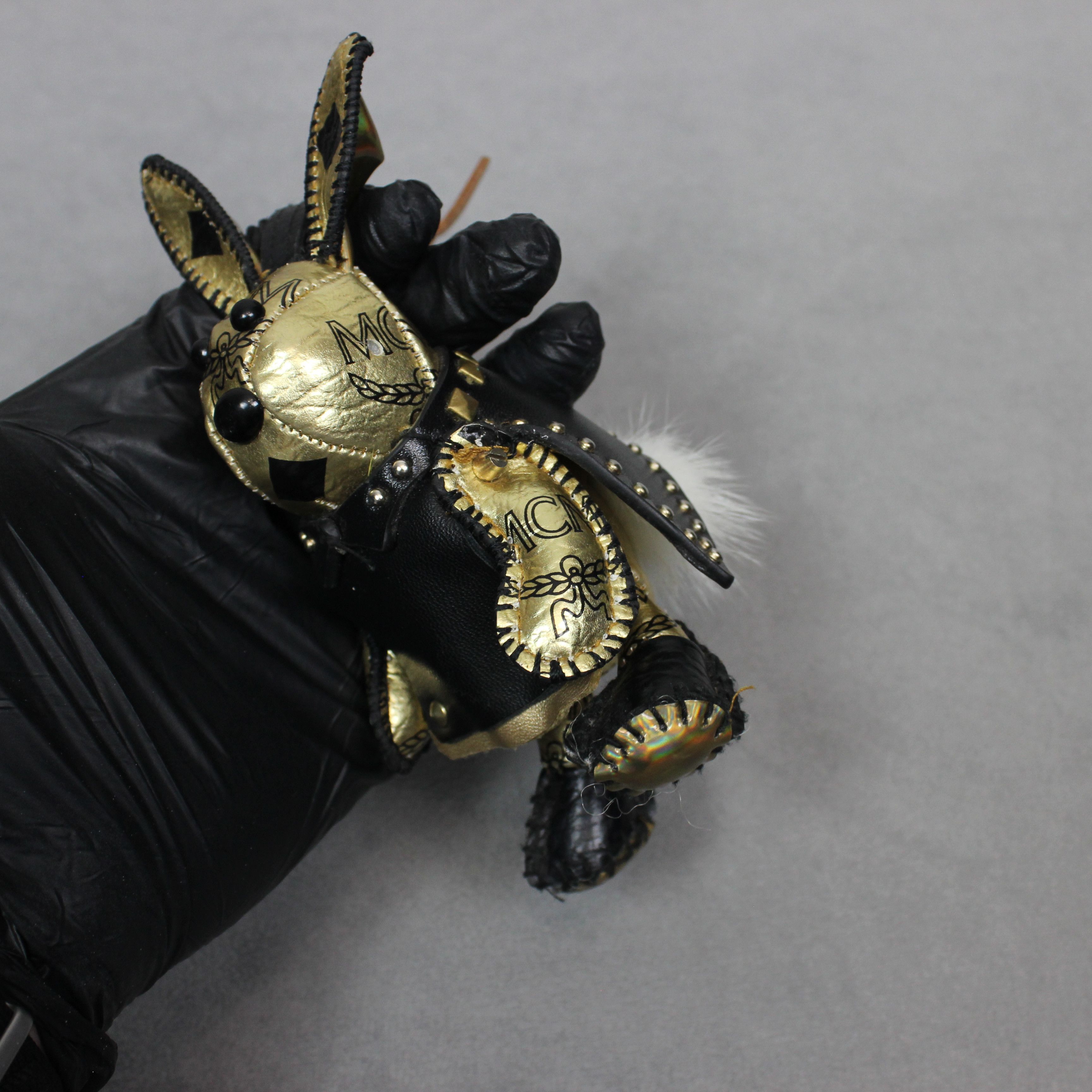 MCM MCM black gold rabbit toys leather monogram Size ONE SIZE - 9 Thumbnail