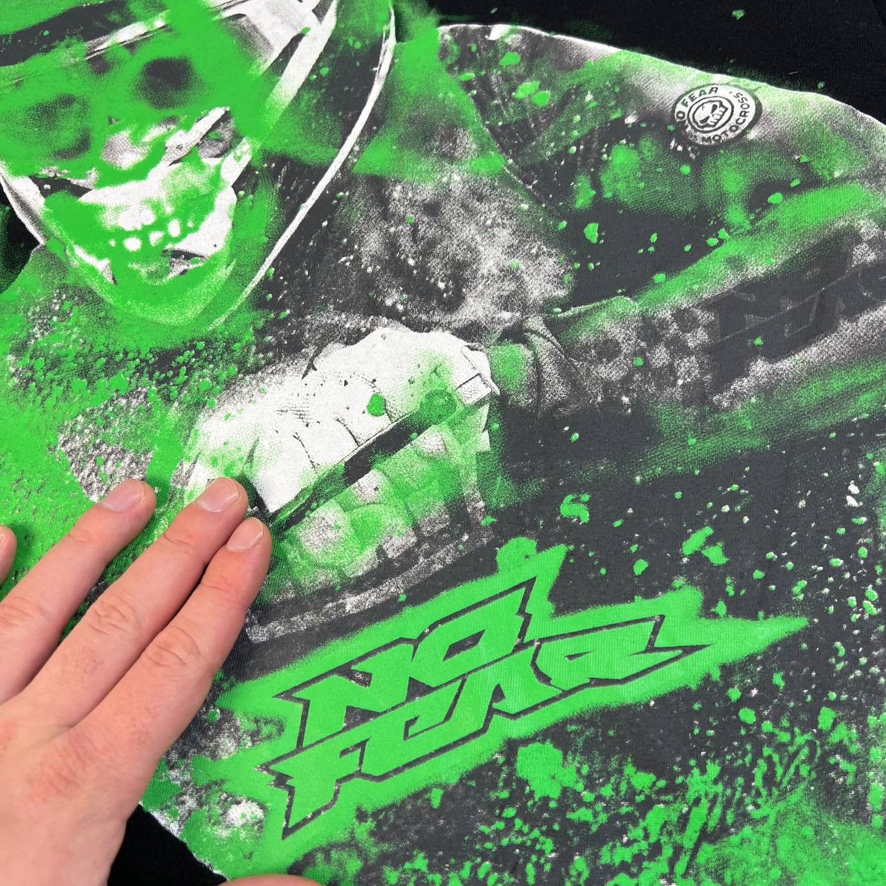 No Fear No Fear Allover Print Vintage Y2K Motocross T-Shirt 1TS16 Size US M / EU 48-50 / 2 - 6 Thumbnail