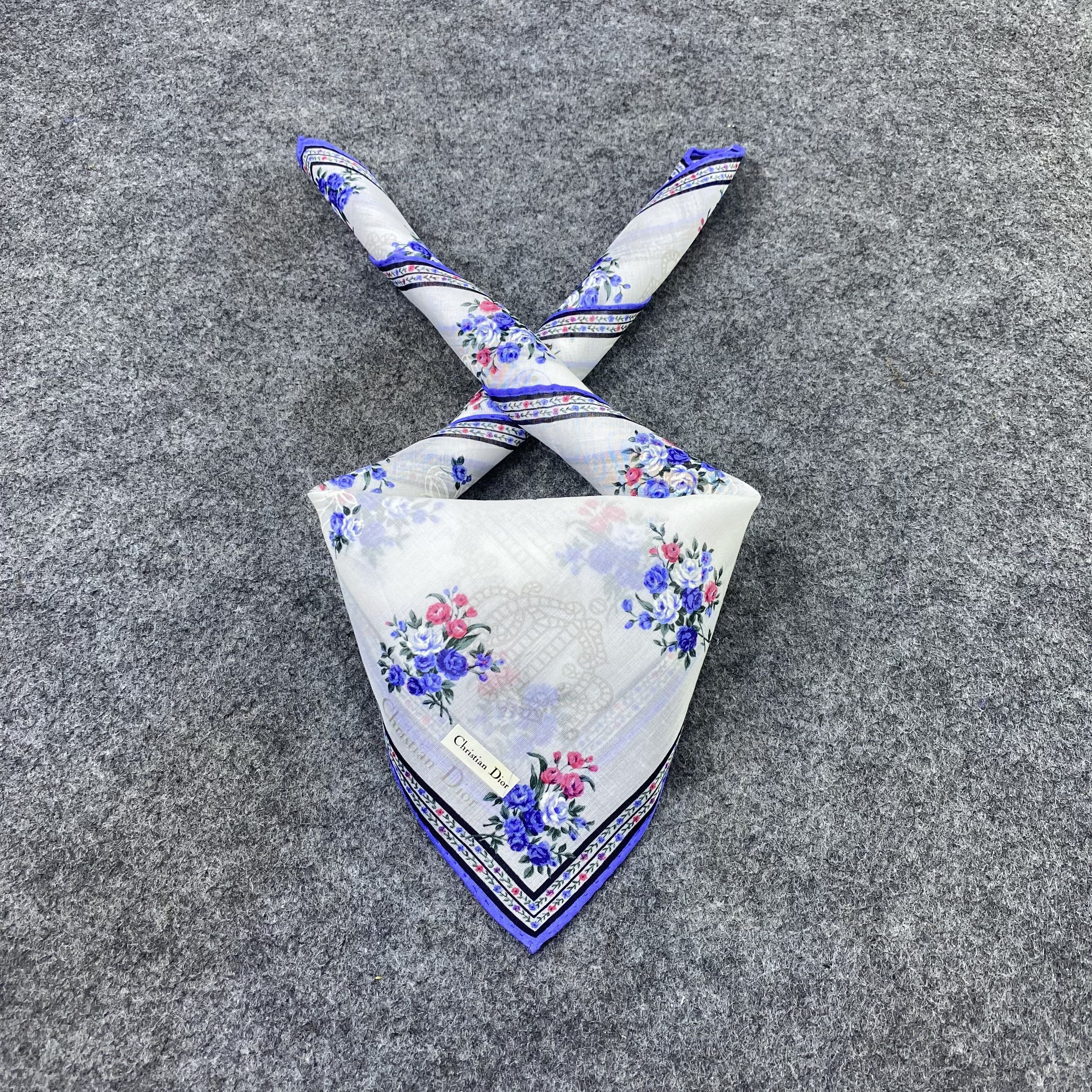 Vintage Christian Dior Handkerchief Neckerchief Bandana-B2069 Size ONE SIZE - 2 Thumbnail
