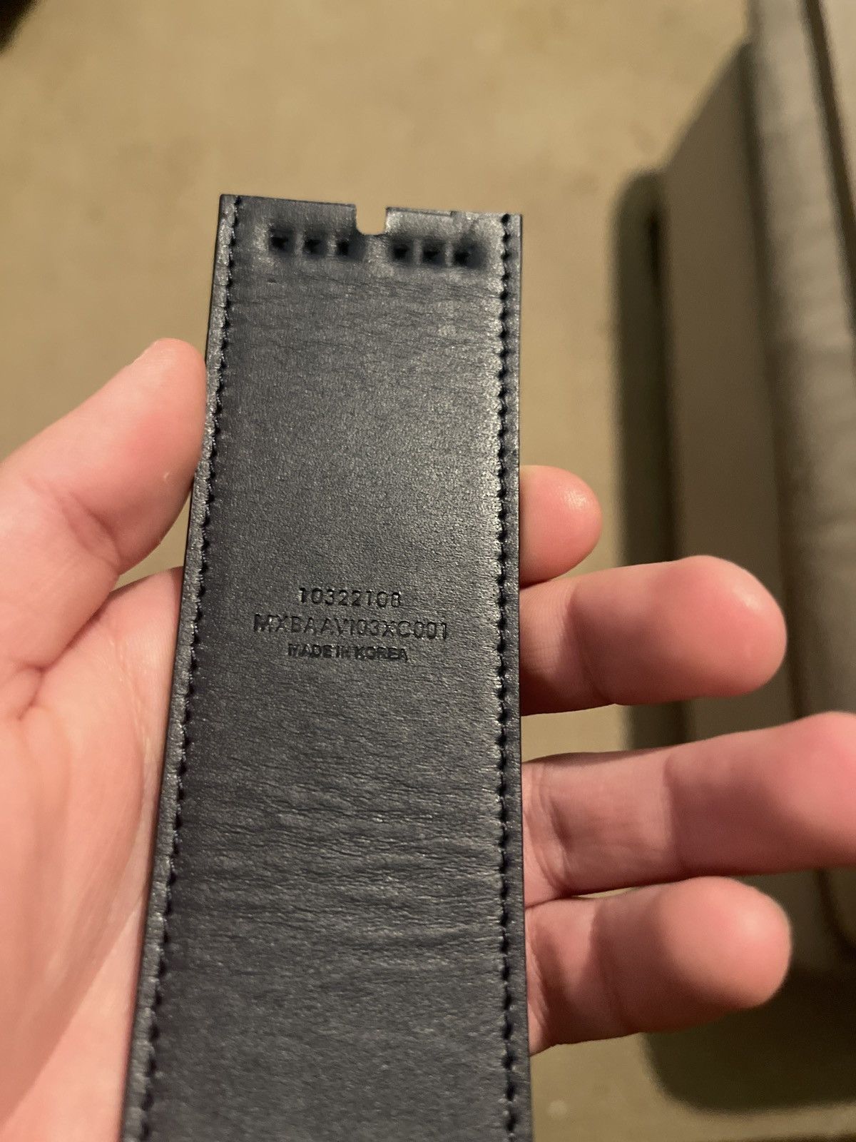 Mcm belt made in korea sale