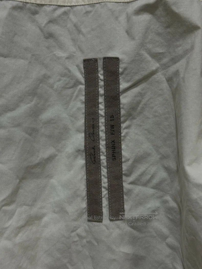Rick Owens Rick Owens 15fw Collarless White Shirt . Size US L / EU 52-54 / 3 - 8 Thumbnail