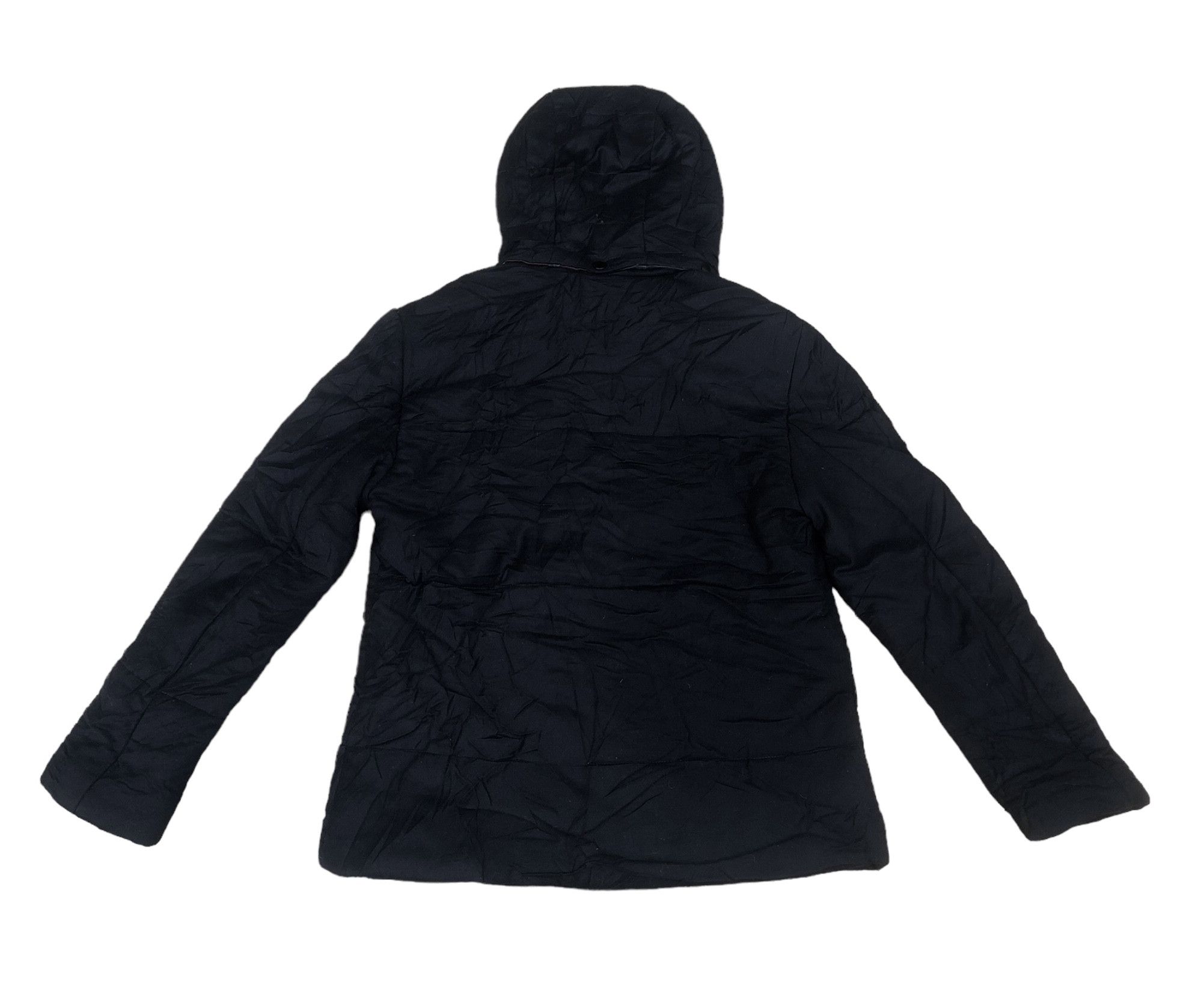 SANDRO Paris Wool Puffer Down Zipper Jacket Hoody Designer