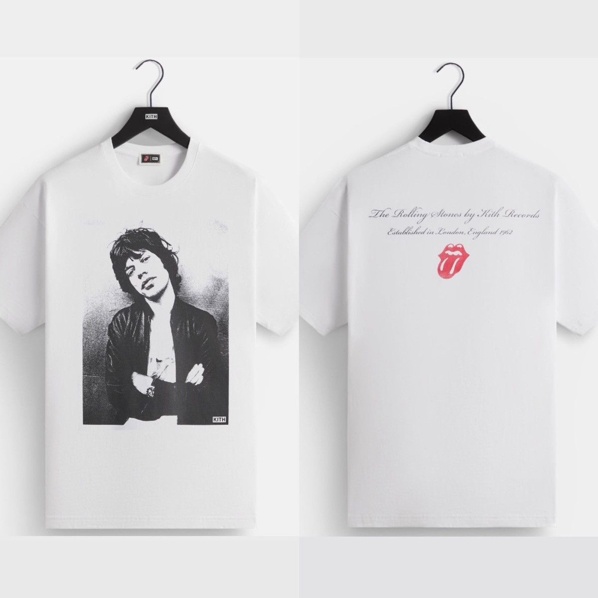 Band Tees × Kith Kith x The Rolling Stones Mick Photo Vintage Tee 