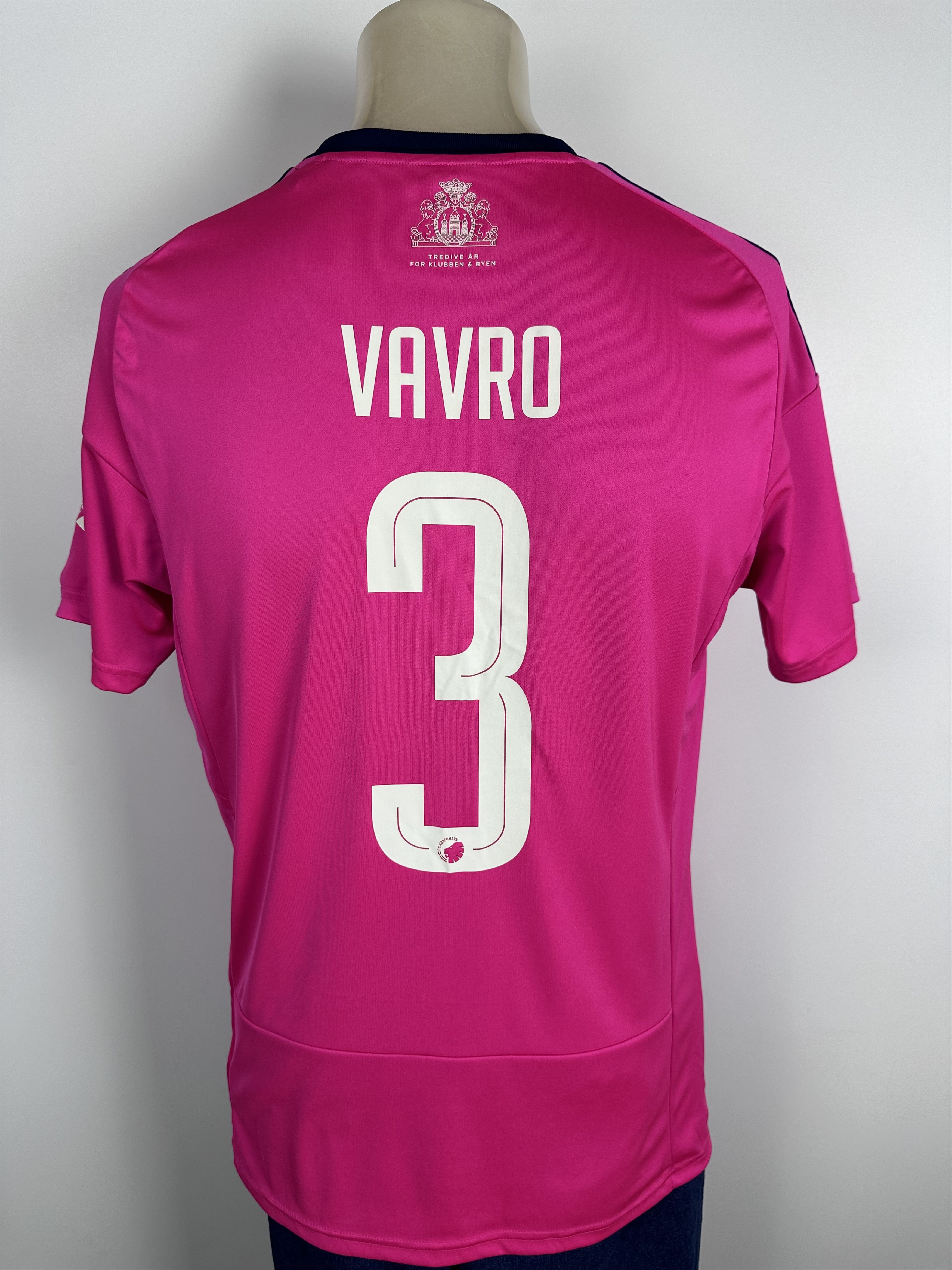 COPENHAGEN 2022 FOOTBALL SHIRT SOCCER JERSEY ADIDAS #3 VAVRO