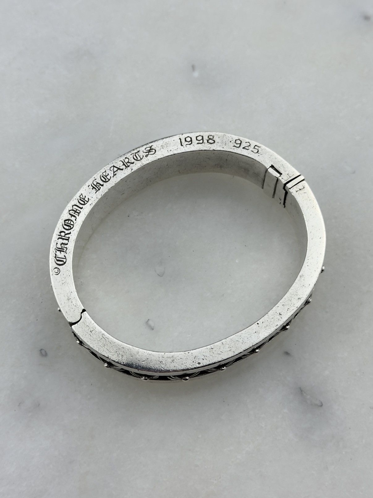 Chrome Hearts CHROME HEARTS NARROW V CH PLUS BRACELET Size ONE SIZE - 12 Thumbnail