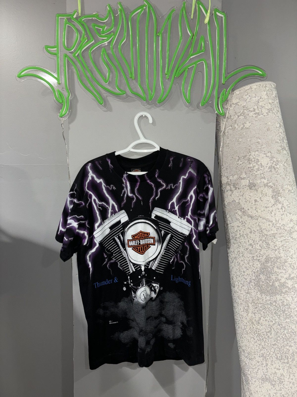 Harley Davidson vintage Lightning Harley Davidson shirt Size US L / EU 52-54 / 3 - 1 Thumbnail