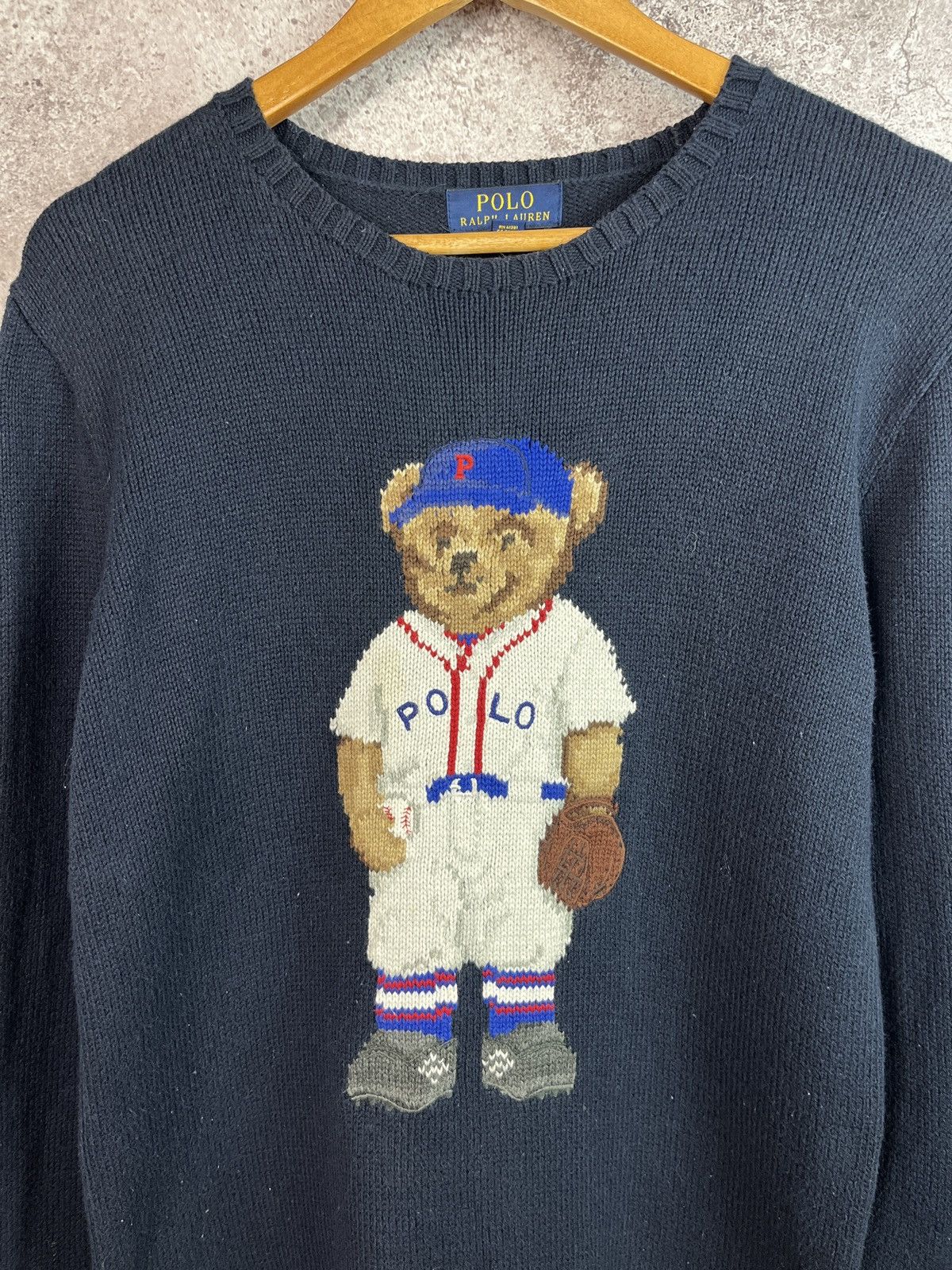 Polo Ralph Lauren Polo Ralph Lauren Polo Bear Sweater Knitwear Size L / US 10 / IT 46 - 2 Thumbnail