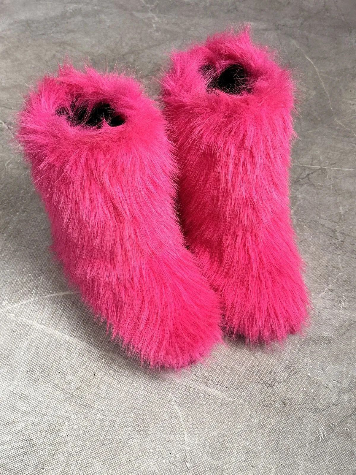Yohji Yamamoto Wow😻 IFSIXWASNINE FUR BOOTS WINTER MOON BOOTS JAPAN Y2K Size US 6 / IT 36 - 1 Thumbnail