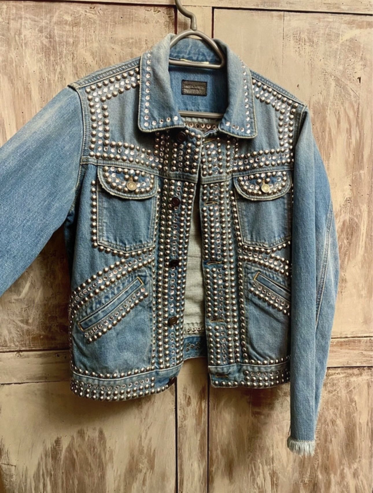 Saint Laurent Paris Saint Laurent Paris embellished denim jacket M WOMEN Size M / US 6-8 / IT 42-44 - 12 Thumbnail