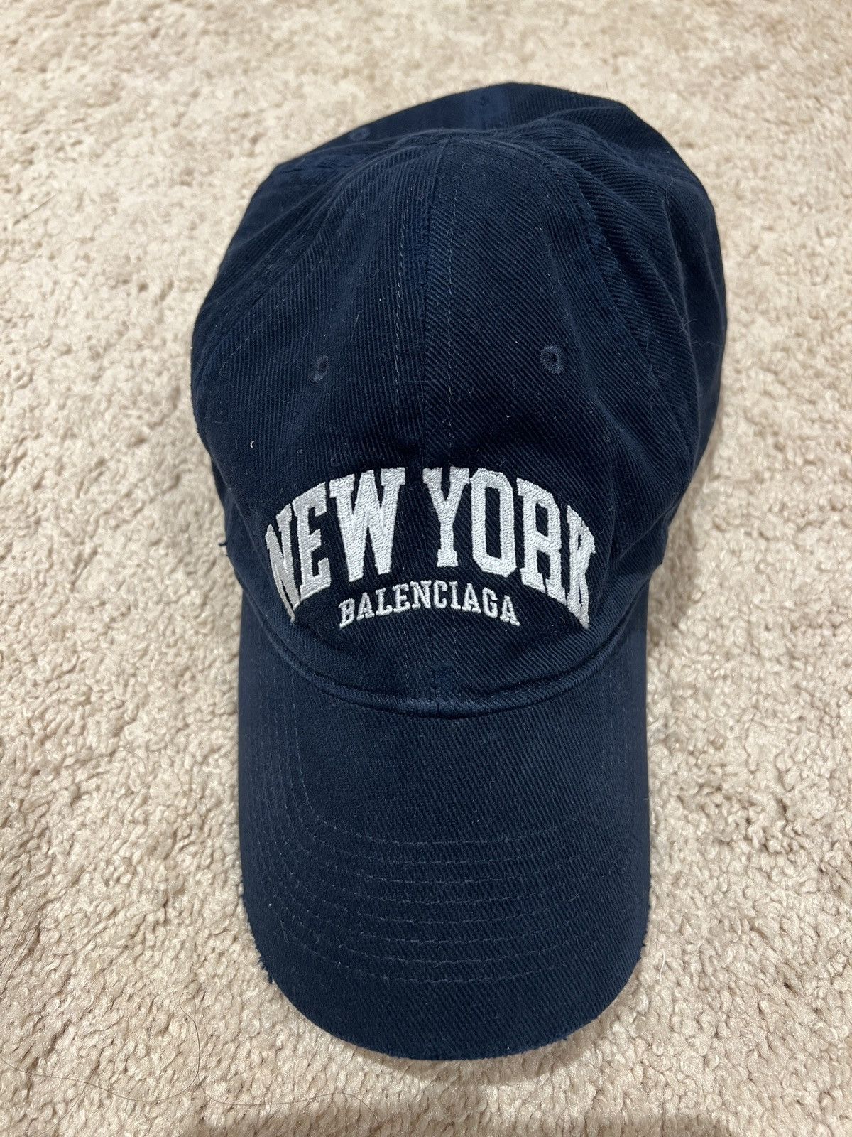 Balenciaga New York Embroidered Baseball Cap Size ONE SIZE - 4 Thumbnail