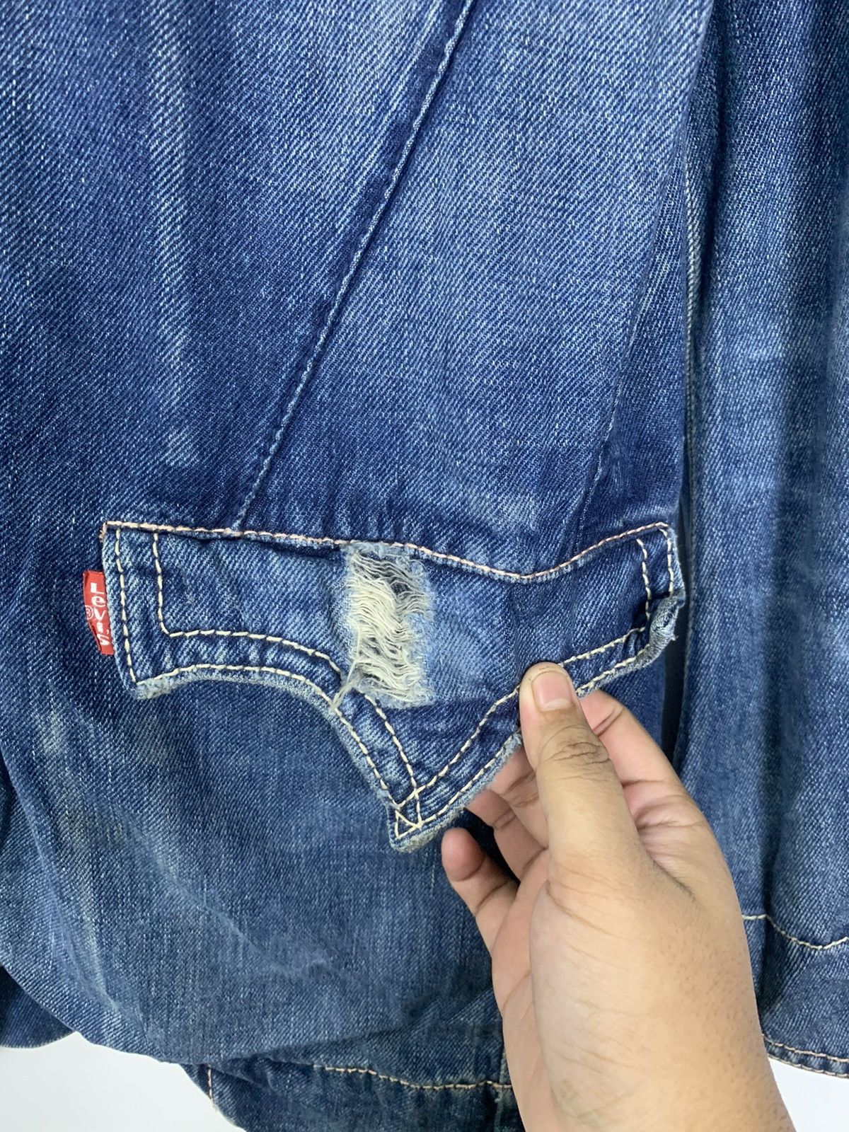 Levi's × Vintage Vintage Levis Denim Jacket Size US M / EU 48-50 / 2 - 9 Thumbnail