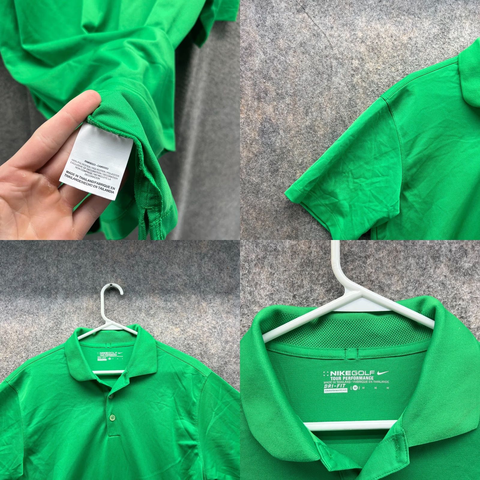 Nike Nike Polo Shirt Mens M Green Dri-Fit Tour Performance Golf Victory Size US M / EU 48-50 / 2 - 8 Thumbnail