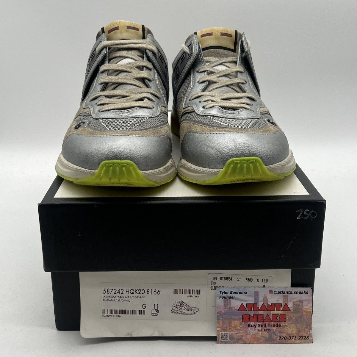Gucci Gucci ultrapace silver metallic Size US 11 / EU 44 - 2 Thumbnail