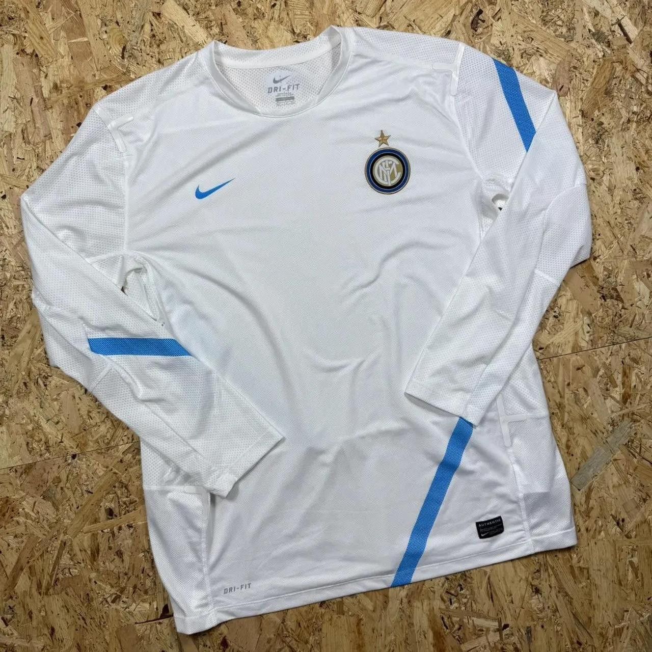 Nike Inter Milan 2000s Soccer Jersey White Football Tee Size US XXL / EU 58 / 5 - 2 Thumbnail