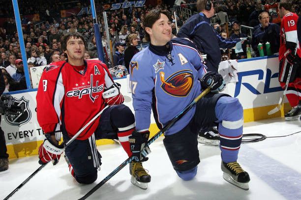 NHL Atlanta Thrashers 2000s Rbk Premier jersey blue NHL vintage Size US L / EU 52-54 / 3 - 7 Thumbnail