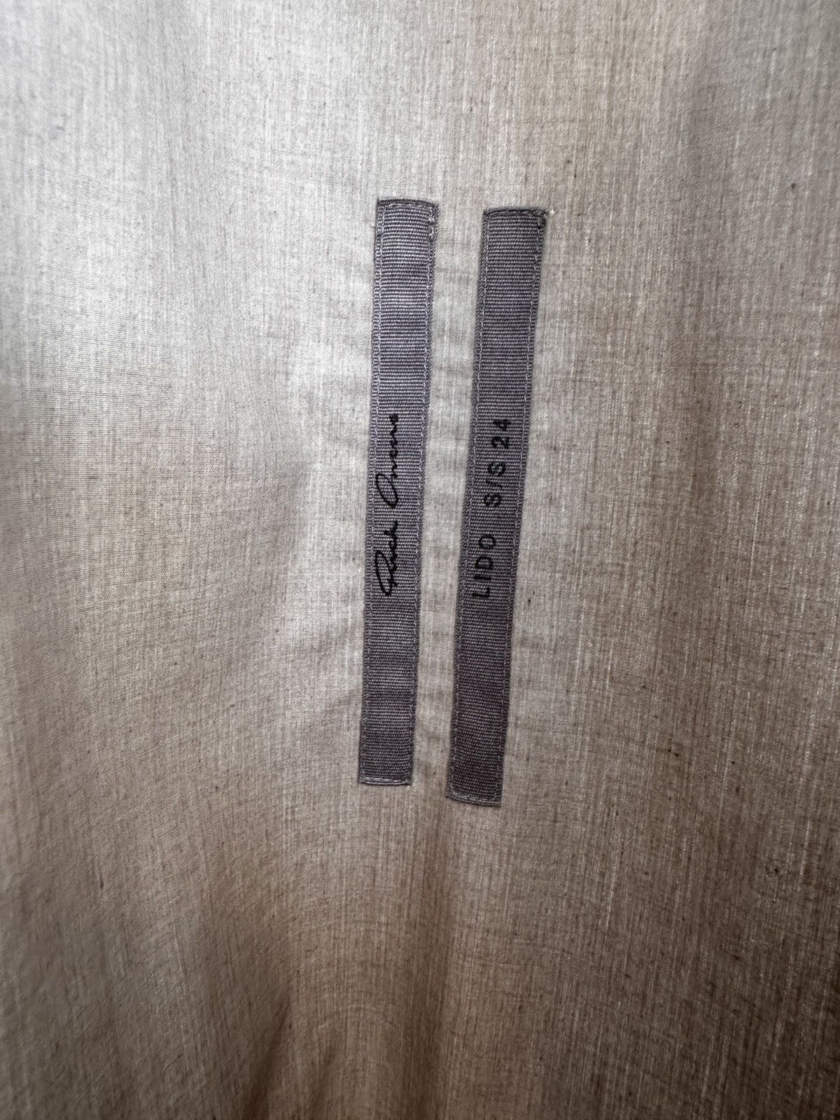 Rick Owens WORK SHIRT PEARL 56 Size US XXL / EU 58 / 5 - 11 Thumbnail