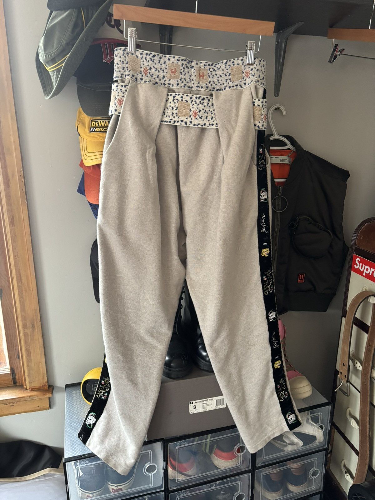 Japanese Brand Kapital Sirloin Stretch Souvenir Ska Tape Cream Pants Size 3 Size US 34 / EU 50 - 5 Thumbnail
