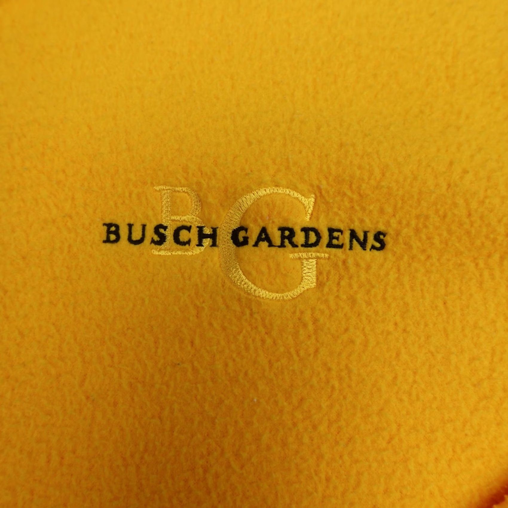 Vintage VINTAGE Busch Gardens Fleece Pullover Mens Medium Yellow Quarter Zip Made In USA Size US M / EU 48-50 / 2 - 6 Thumbnail