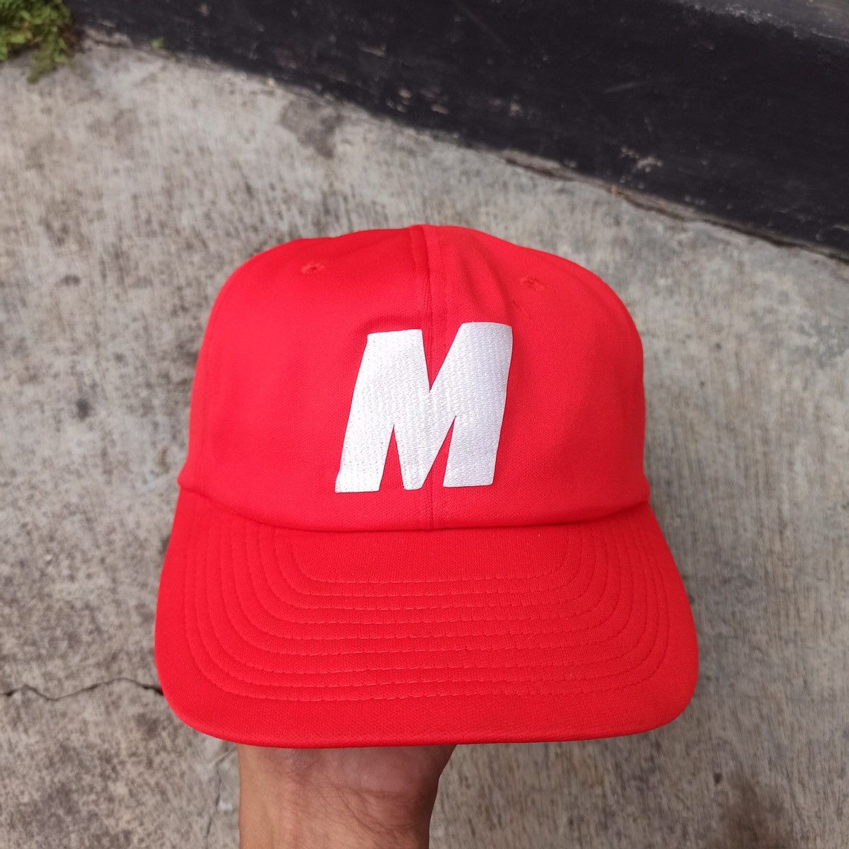 Hat Club × Mizuno × Vintage Sick.. initial M fitted hat with leather inner Size ONE SIZE - 1 Thumbnail