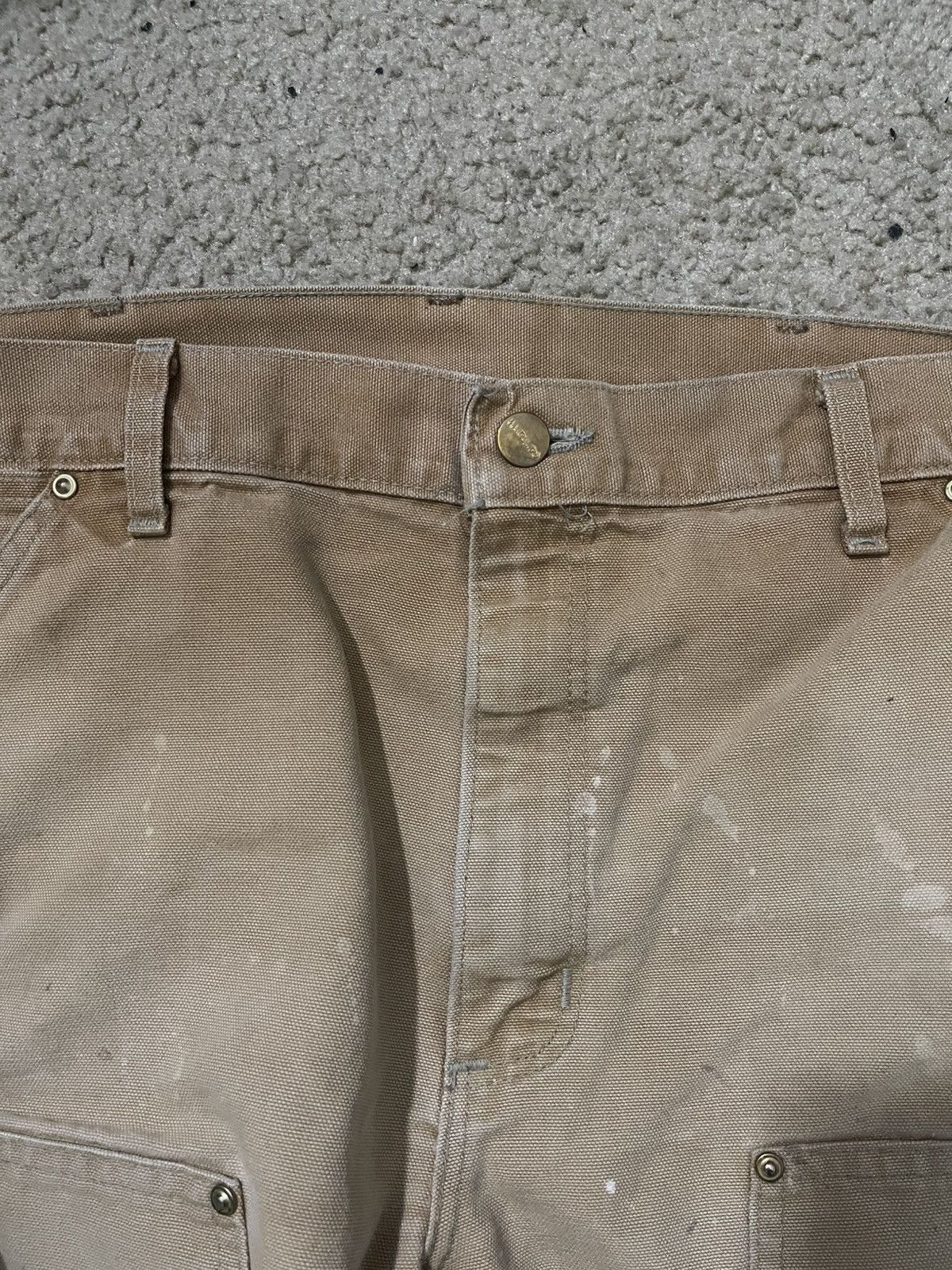 Carhartt × Vintage Brown Double Kneed Carhartt Pants 36x30 Size US 36 / EU 52 - 3 Thumbnail