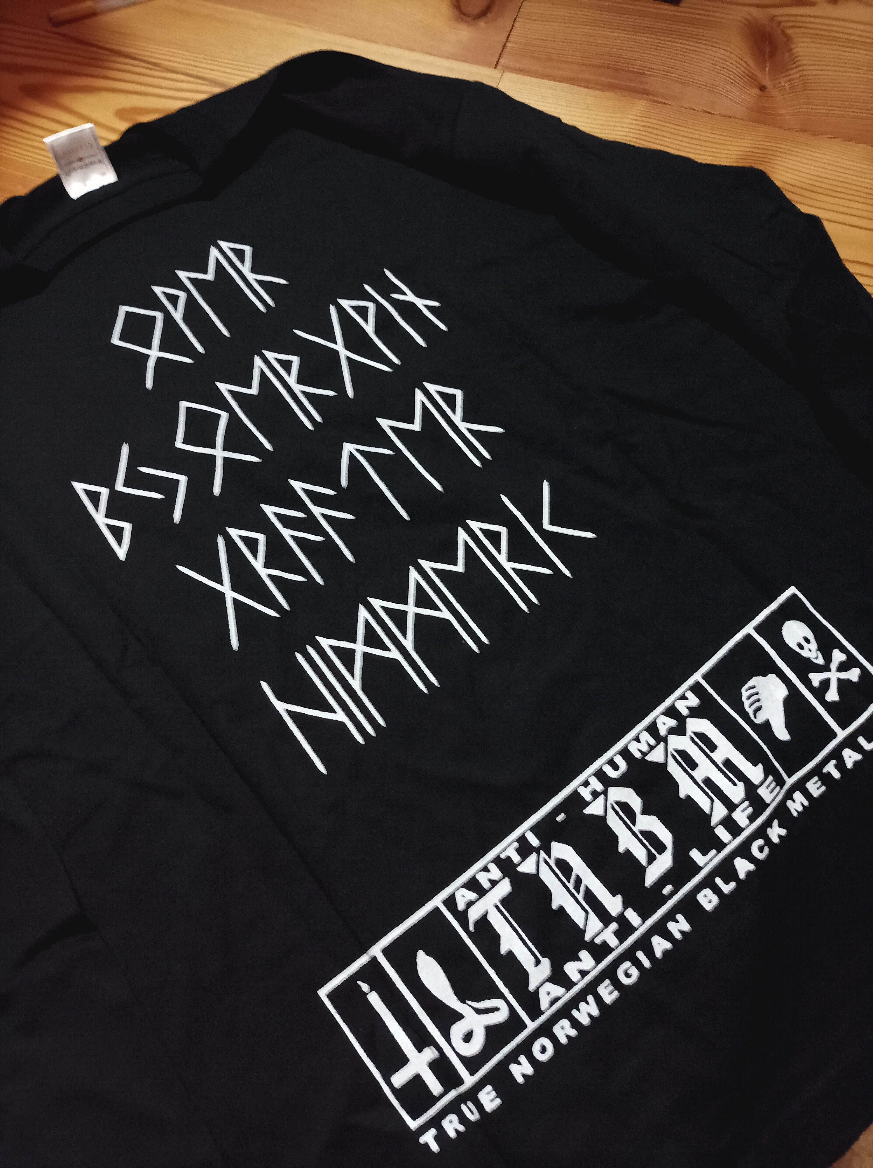 Vintage Taake Over Bjoergvin graater himmerik Size US XL / EU 56 / 4 - 2 Thumbnail