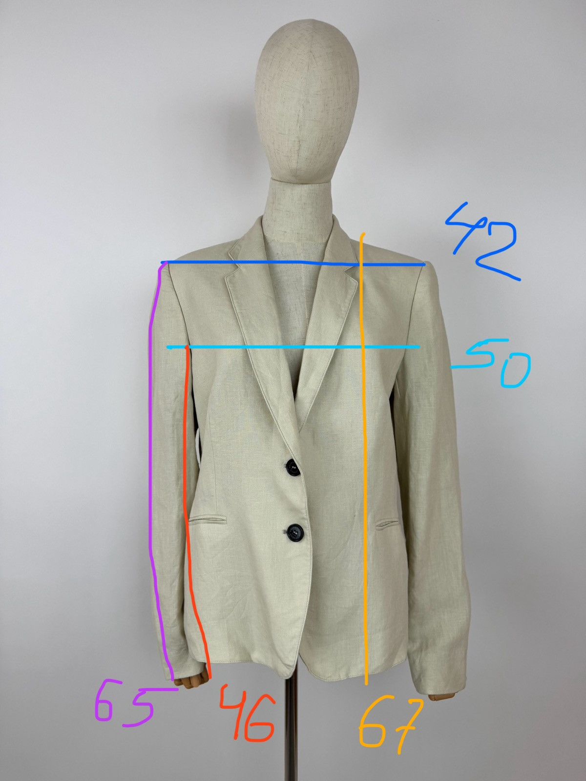 Aquascutum Aquascutum London Linen Blazer jacket old money preppy style Size XL / US 12-14 / IT 48-50 - 15 Thumbnail