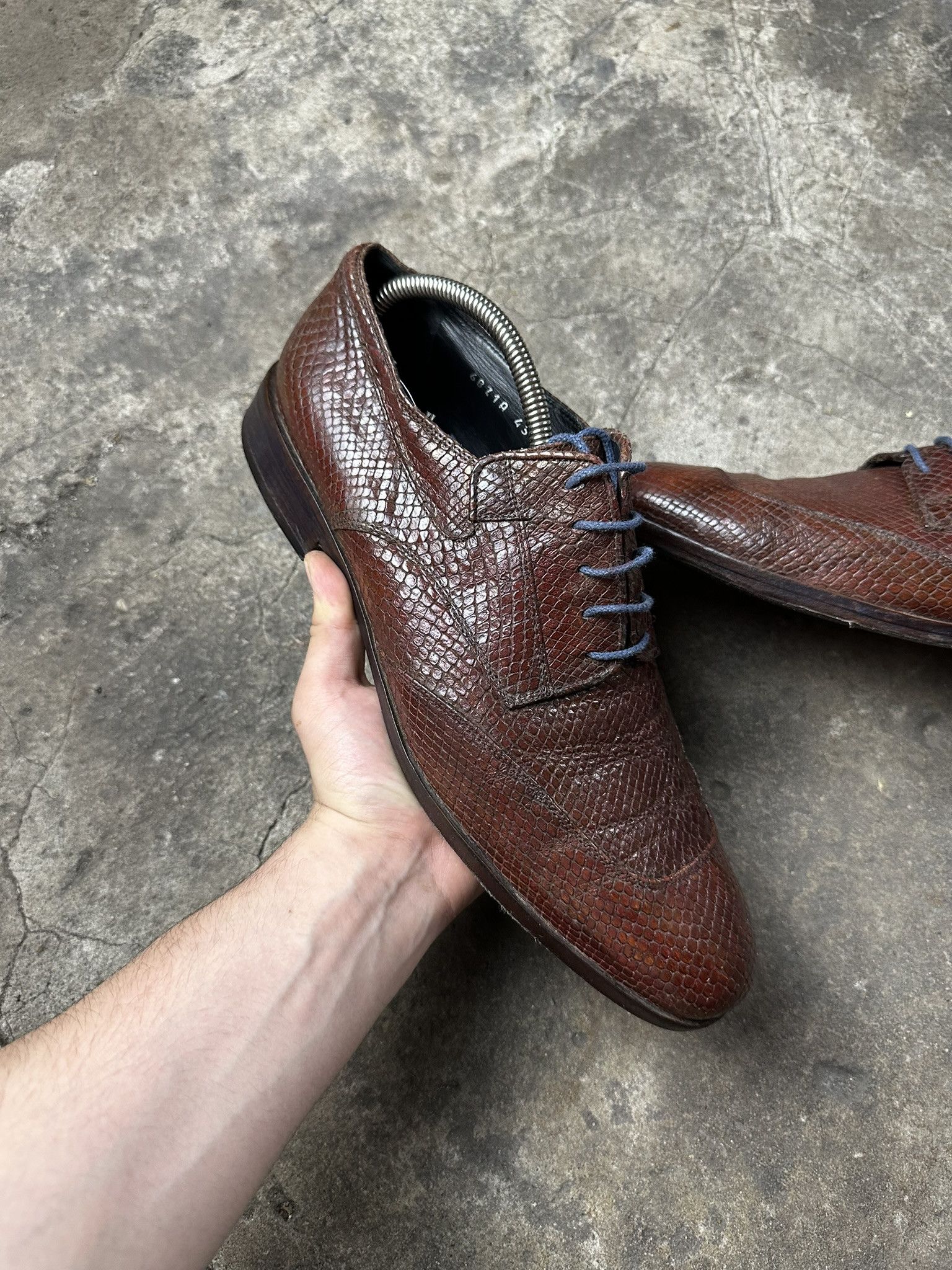 Dries Van Noten Dries Van Noten Snake Leather Loafers Shoes Size US 10.5 / EU 43-44 - 2 Thumbnail