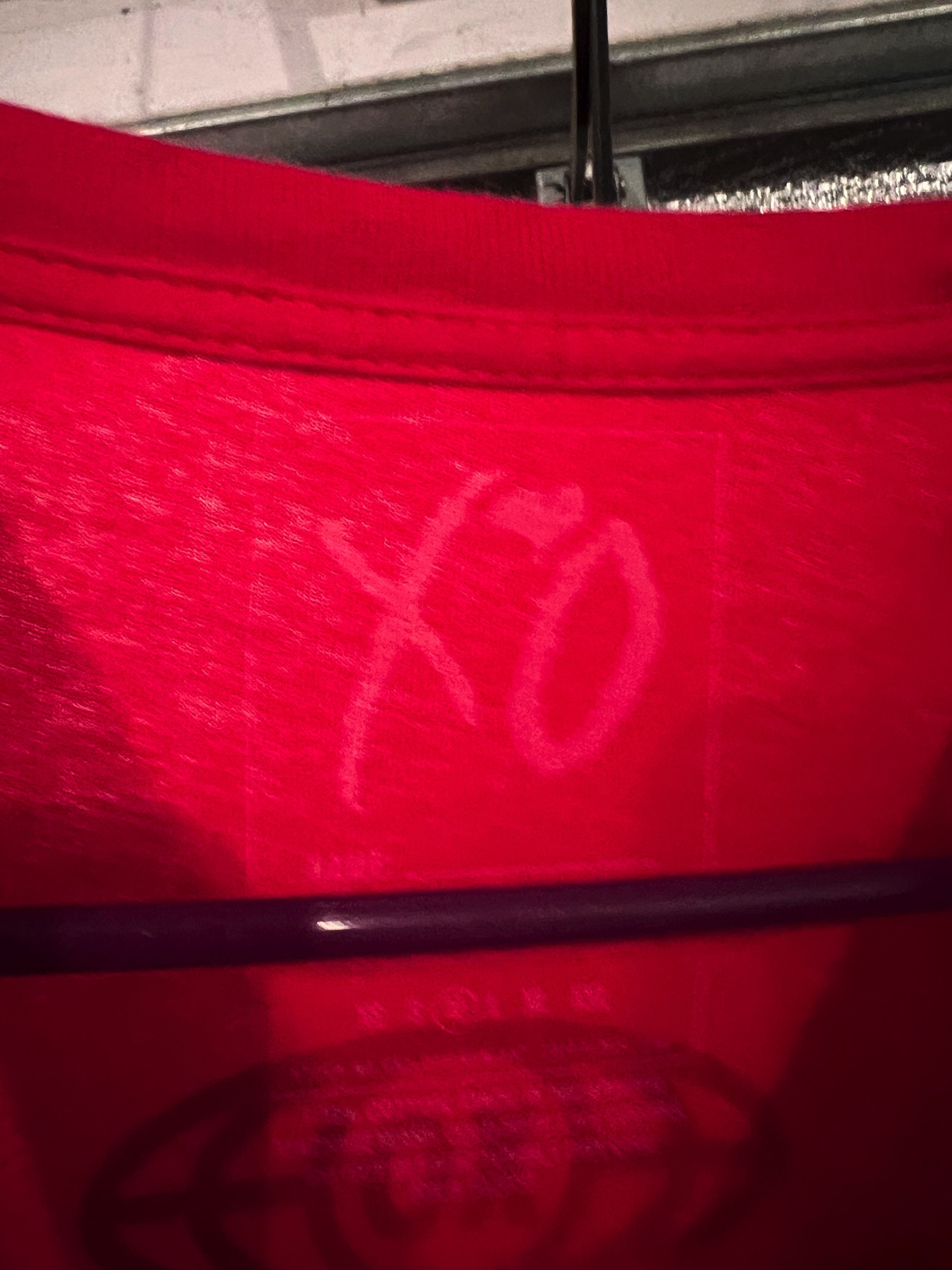 The Weeknd Coachella Red XO tee Size Medium