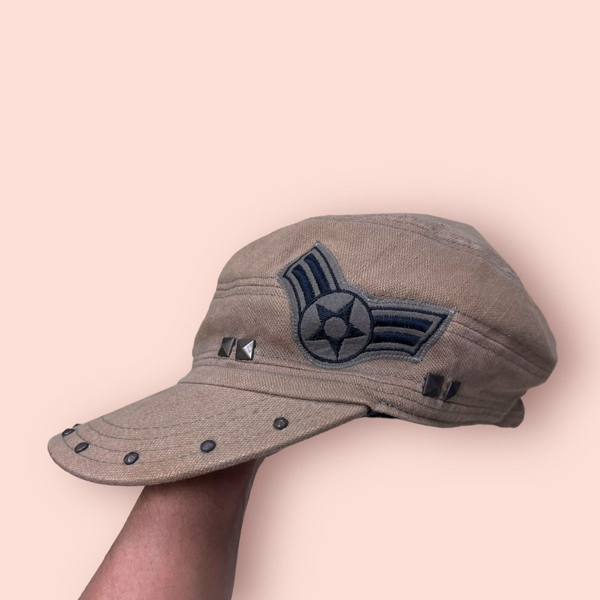 Japanese Brand VINTAGE JAPAN MILITARY AIR FORCE FITTED HAT Size ONE SIZE - 19 Thumbnail