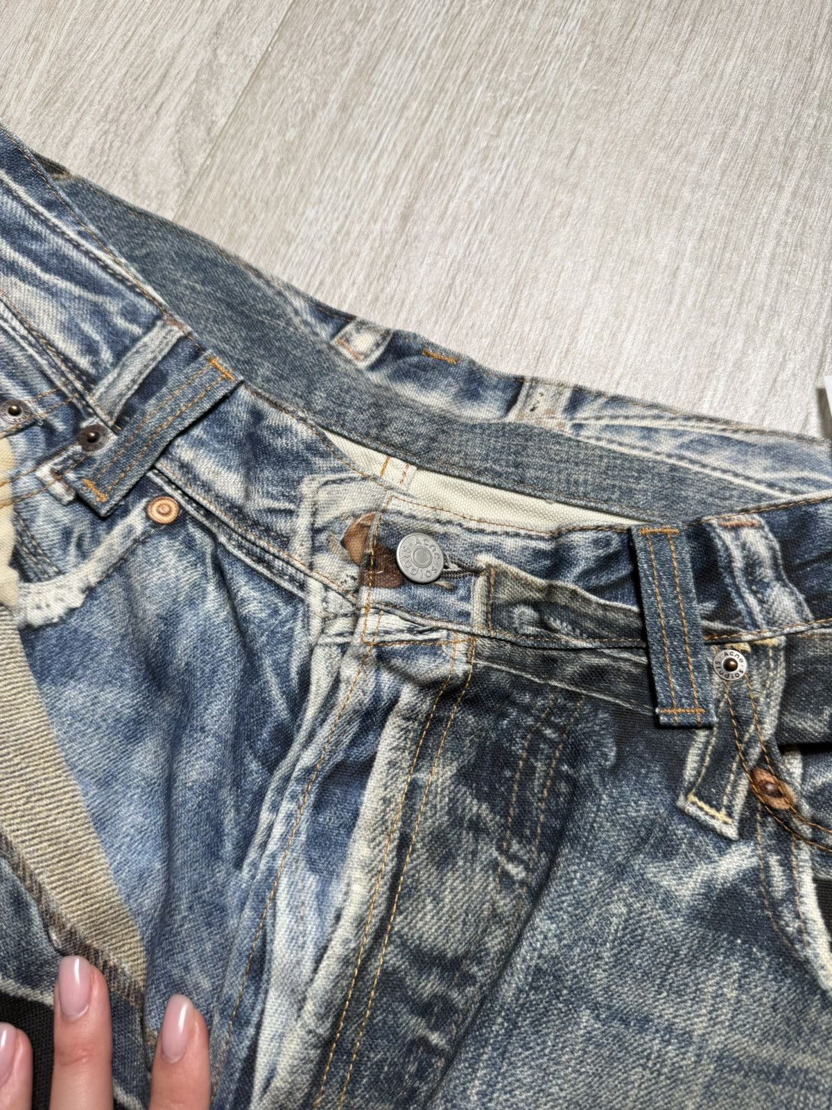Acne Studios Acne Studio 2023 Graffiti Jean Size US 38 / EU 54 - 2 Thumbnail