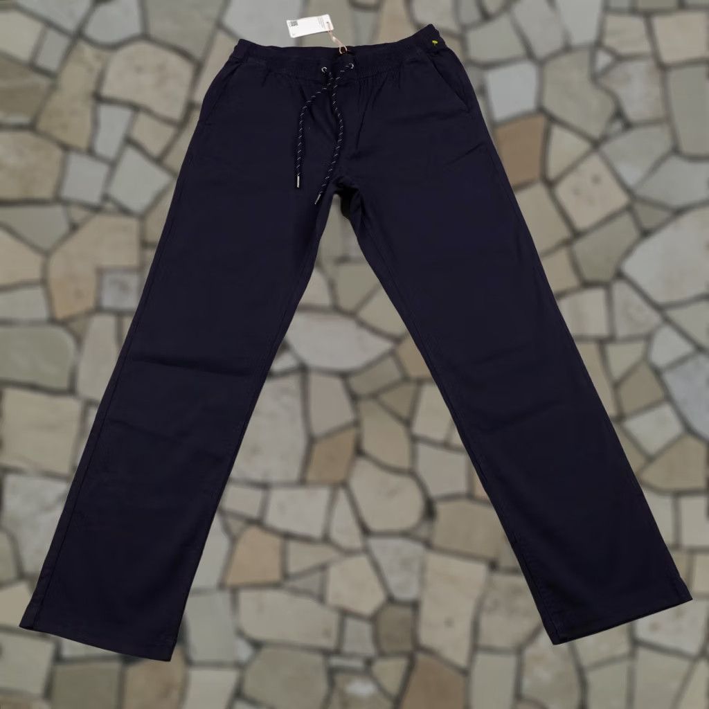 Quince Quince Pants Mens Large Blue Chino Drawstring Organic Cotton Blend Weekend NEW Size US 33 - 1 Thumbnail