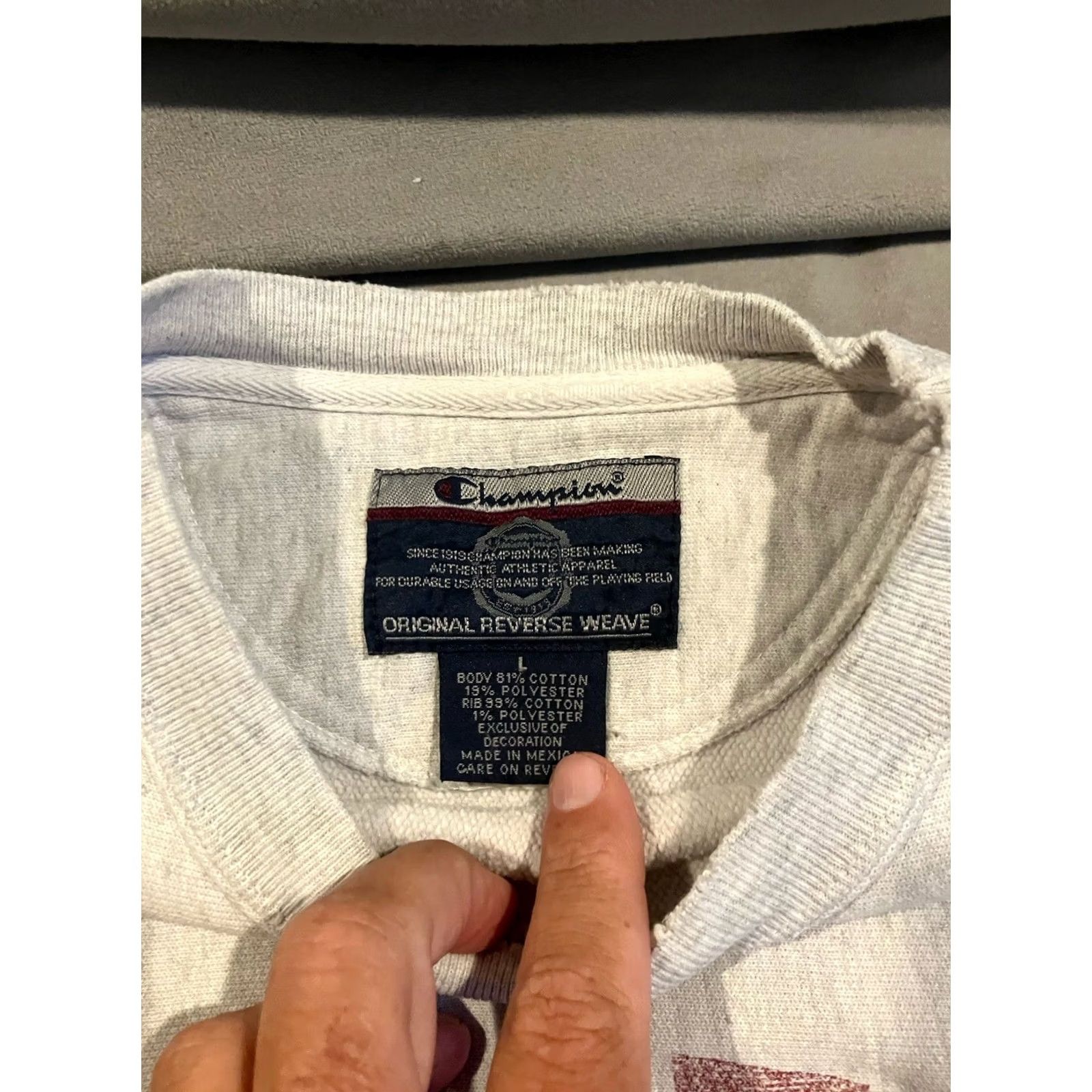 Champion VINTAGE Champion Reverse Weave IOWA STATE Crewneck Sweatshirt XL #58 Size US XL / EU 56 / 4 - 3 Thumbnail