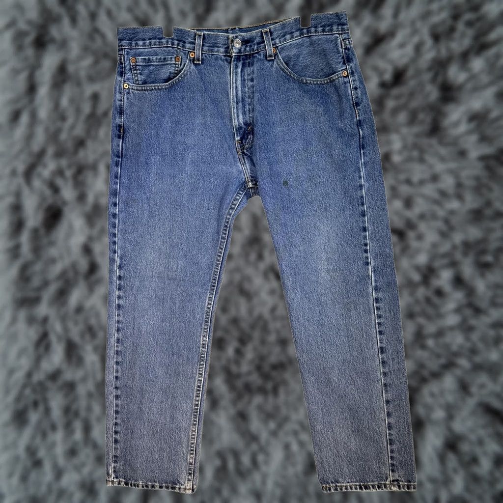 Levi's Levi'S 505 Jeans Mens Medium Wash Straight Leg Denim - Classic Fit - Durable - 36x30 - Fast Shipping Size US 36 / EU 52 - 1 Thumbnail