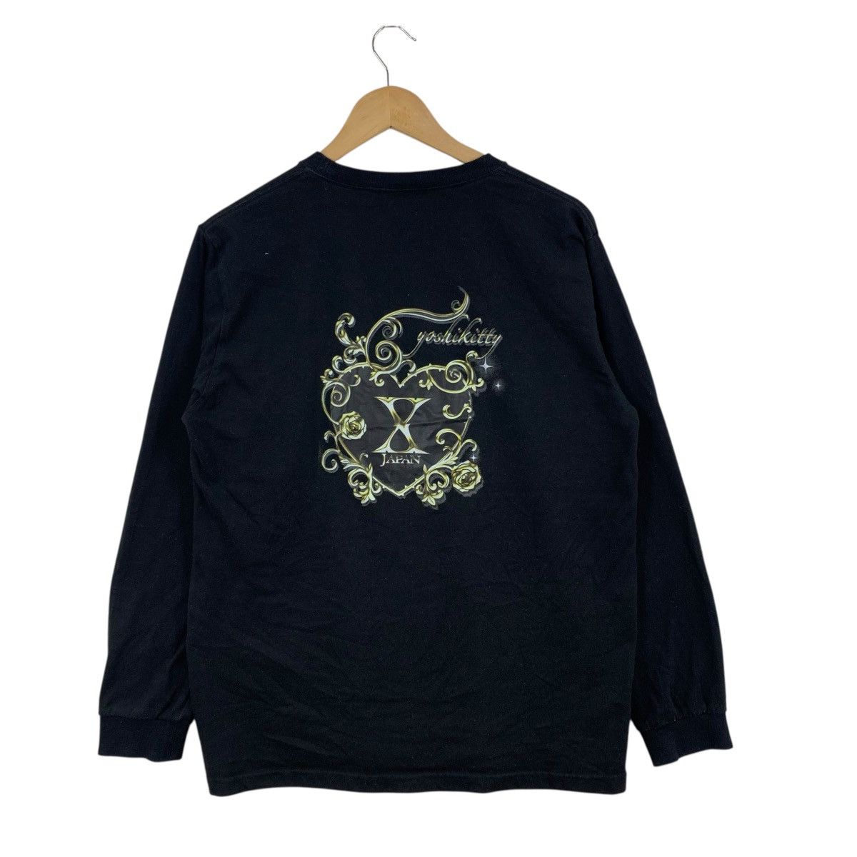Japanese Brand YOSHIKITTY X JAPAN Hello Kitty Japanese Band Tshirt Size US L / EU 52-54 / 3 - 4 Thumbnail